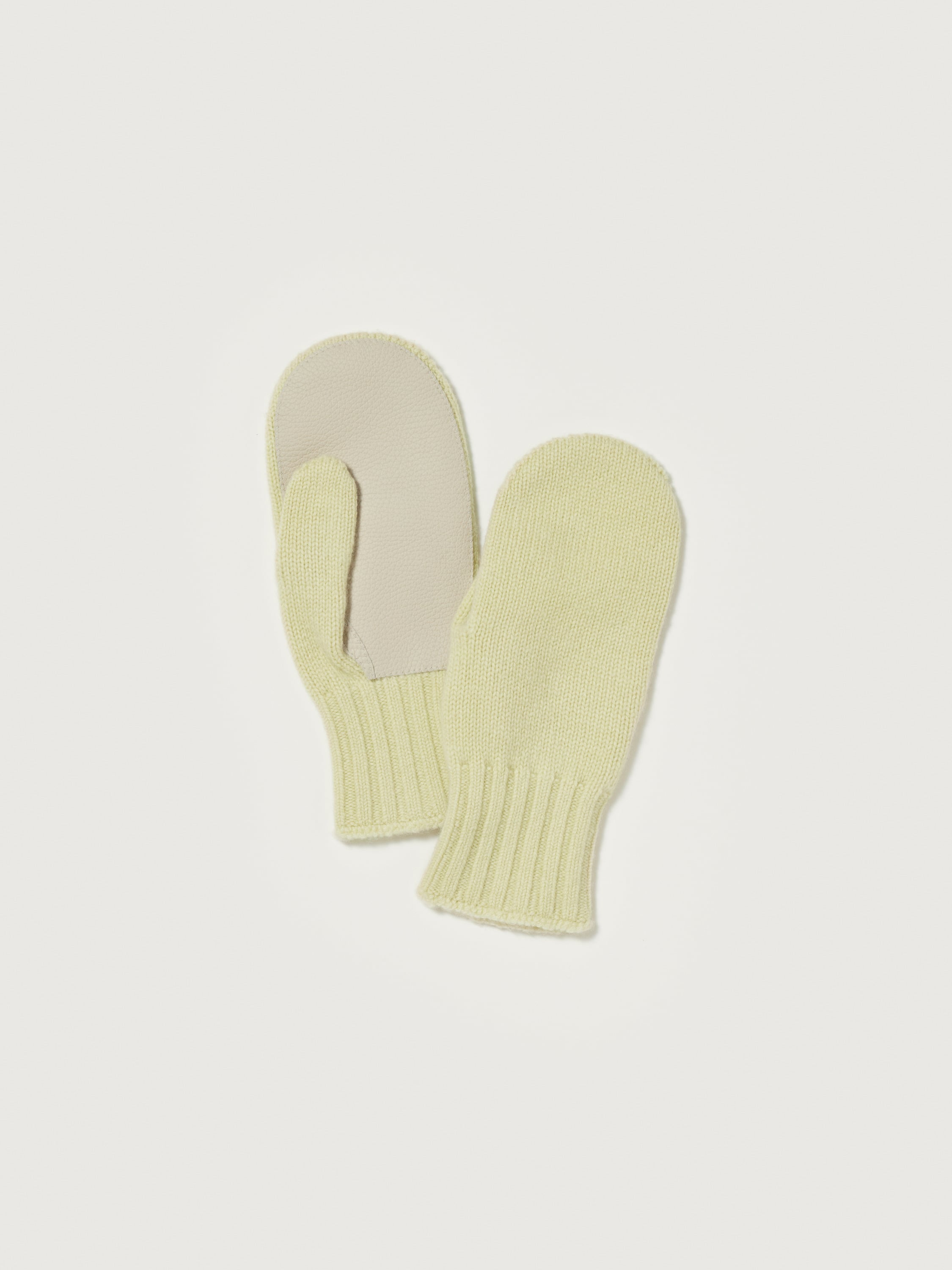 BABY CASHMERE KNIT LEATHER GLOVES 詳細画像 TOP LIGHT YELLOW 1