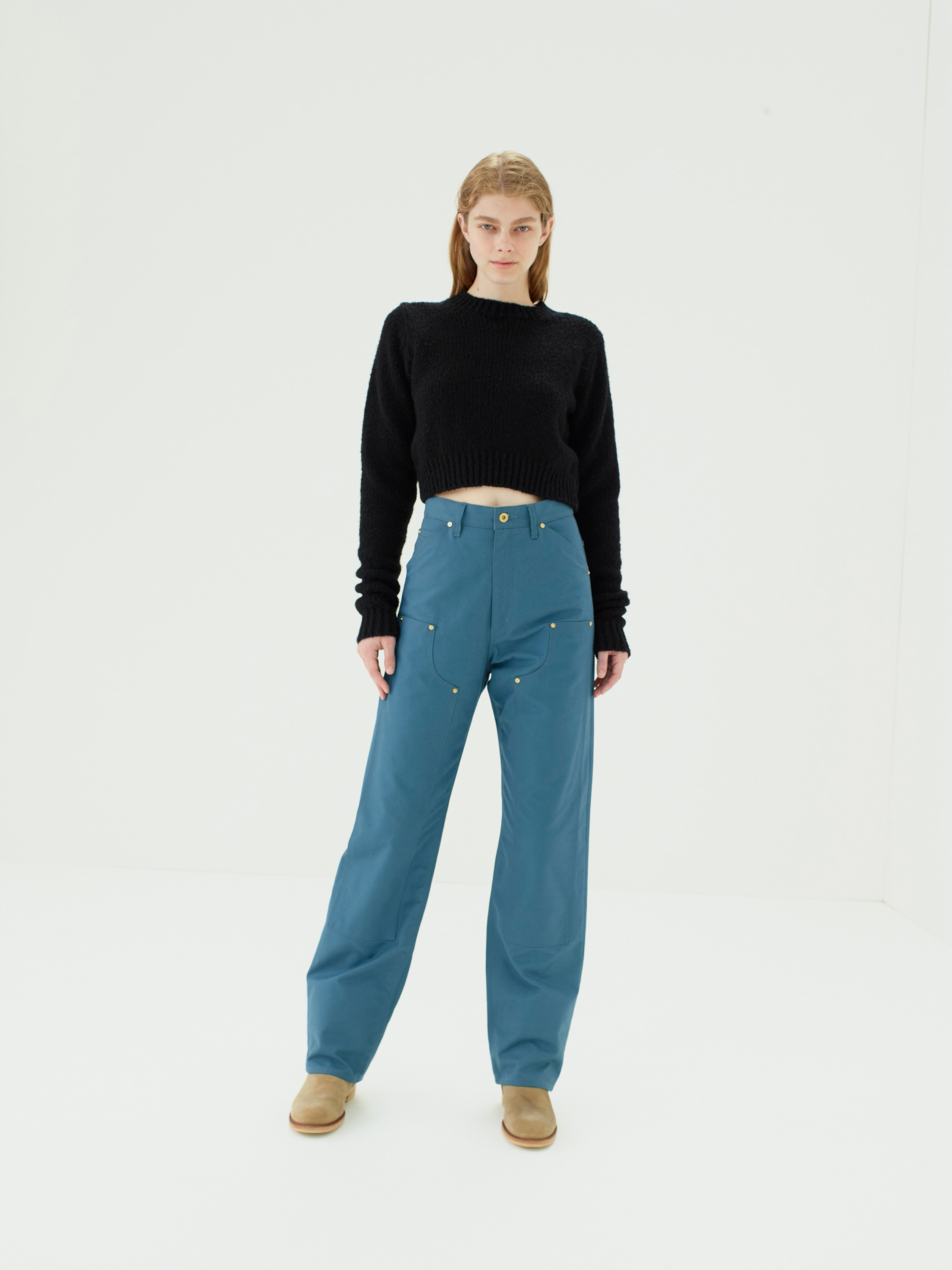 Auralee オーラリー cotton oiled canvas pants | hartwellspremium.com