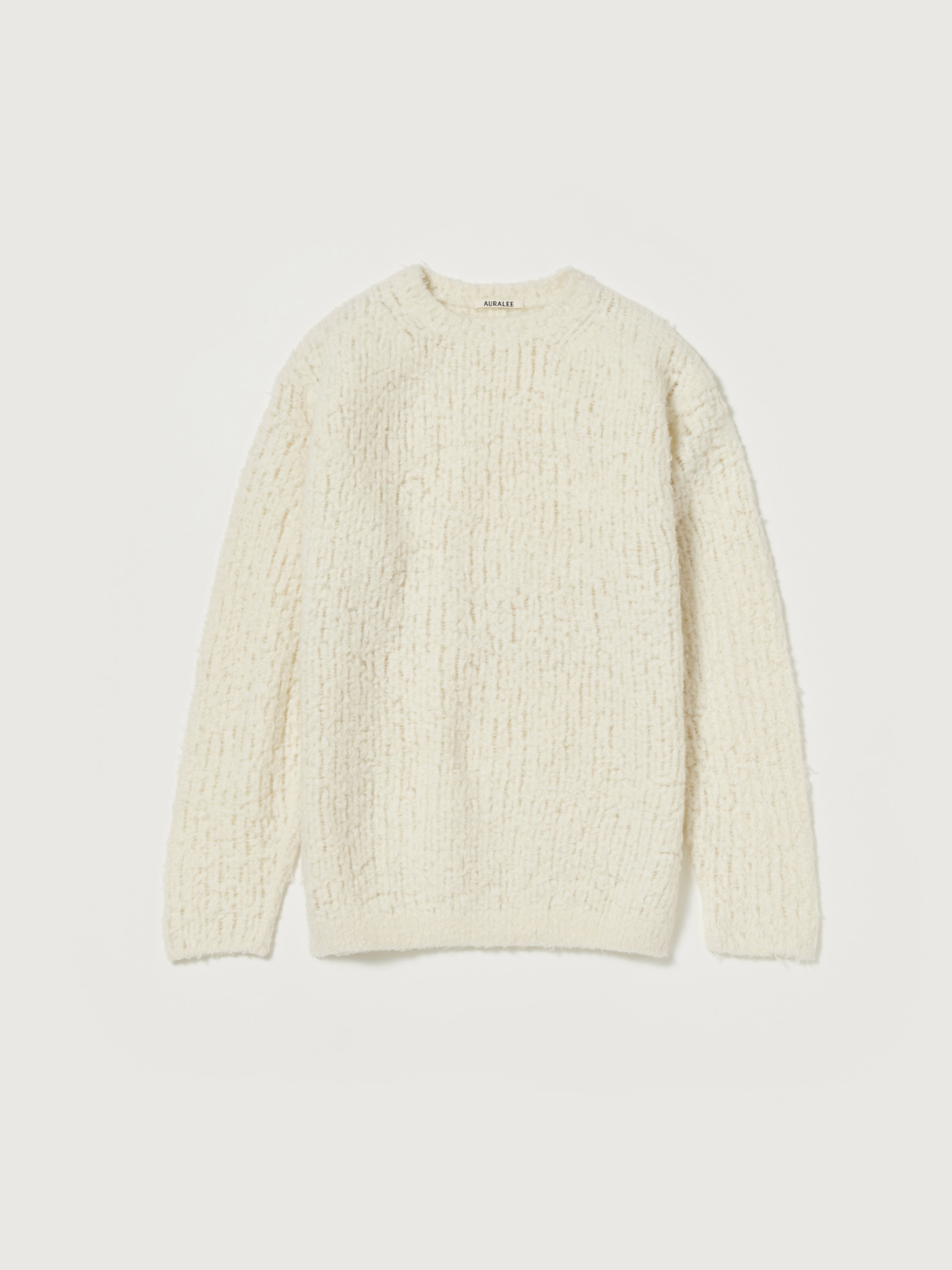 MILLED WOOL MOAL KNIT BIG P/O 詳細画像 WHITE 5