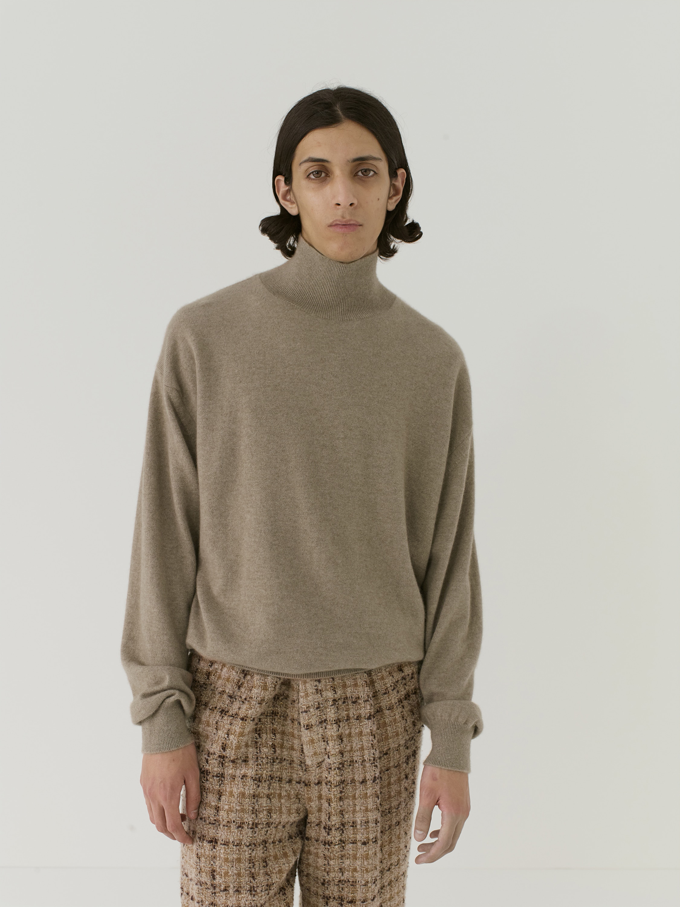 AURALEE BABY CASHMERE KNIT TURTLE NECK - ニット/セーター