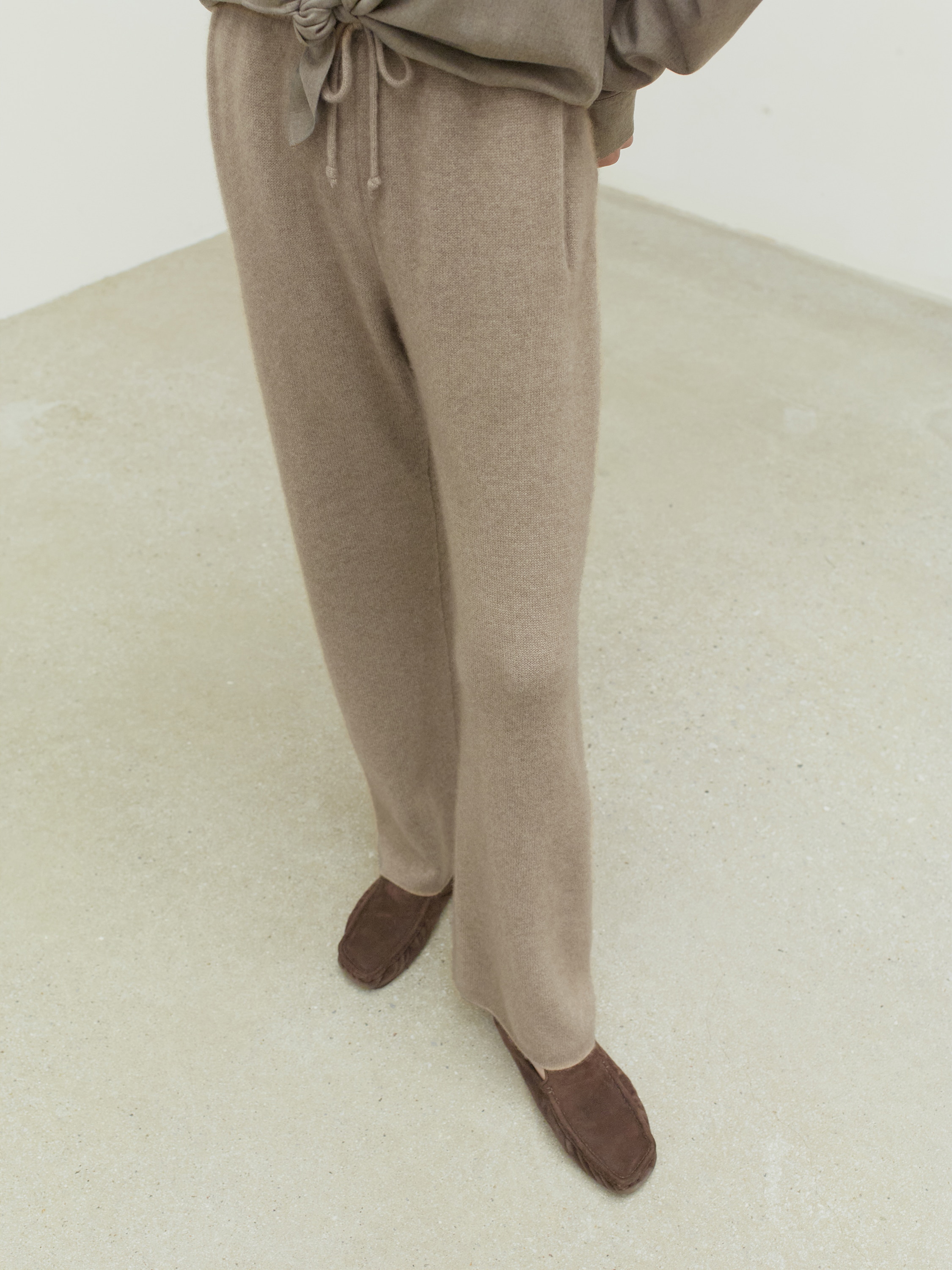 BABY CASHMERE KNIT PANTS 詳細画像 NATURAL BROWN 2