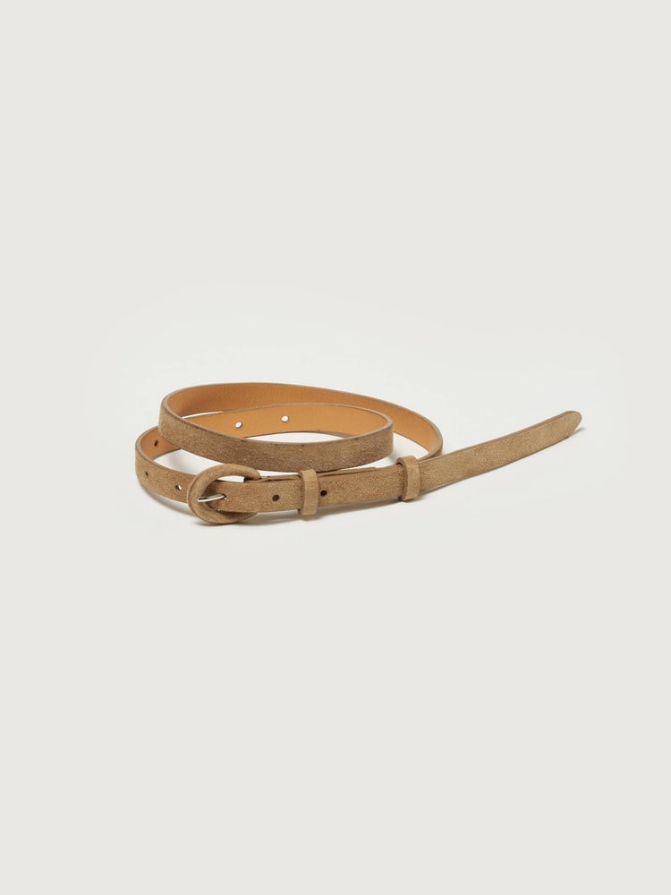 LEATHER NARROW BELT