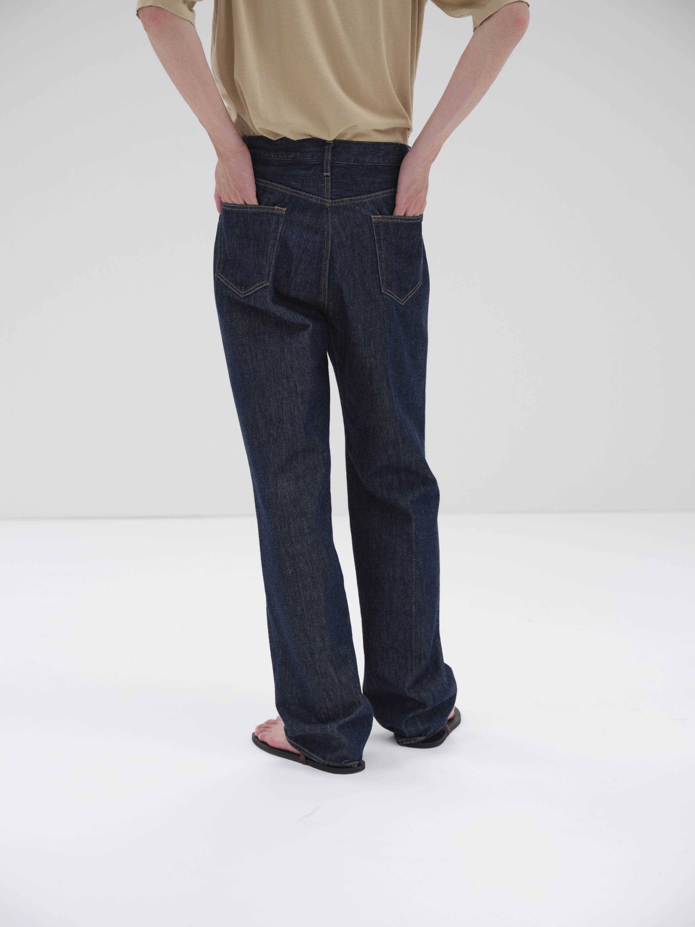 AURALEE HARD TWIST DENIM 5P PANTS-eastgate.mk