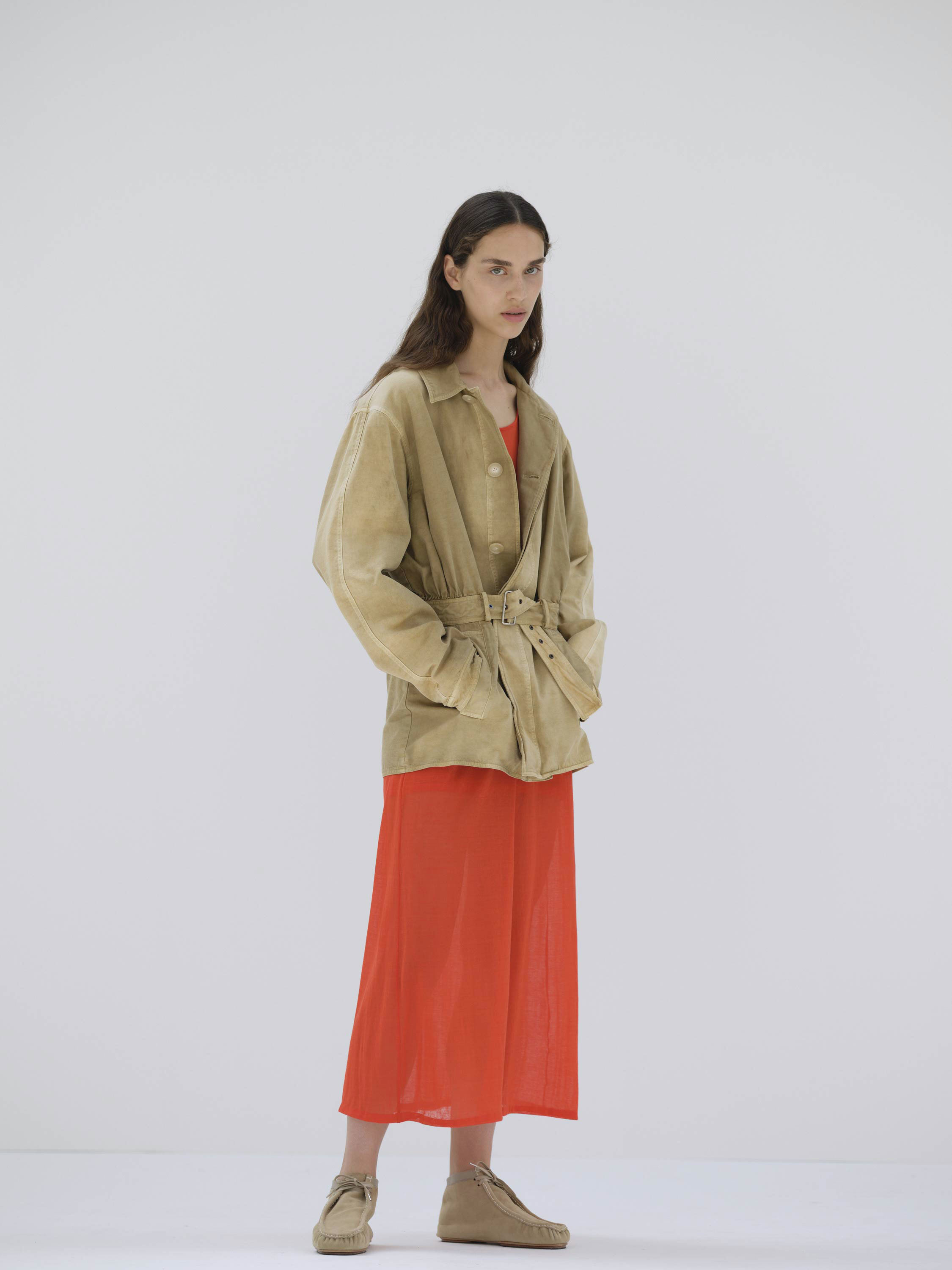 FINX NATURAL GABARDINE PRODUCT DYED BLOUSON 詳細画像 FADE BEIGE 2