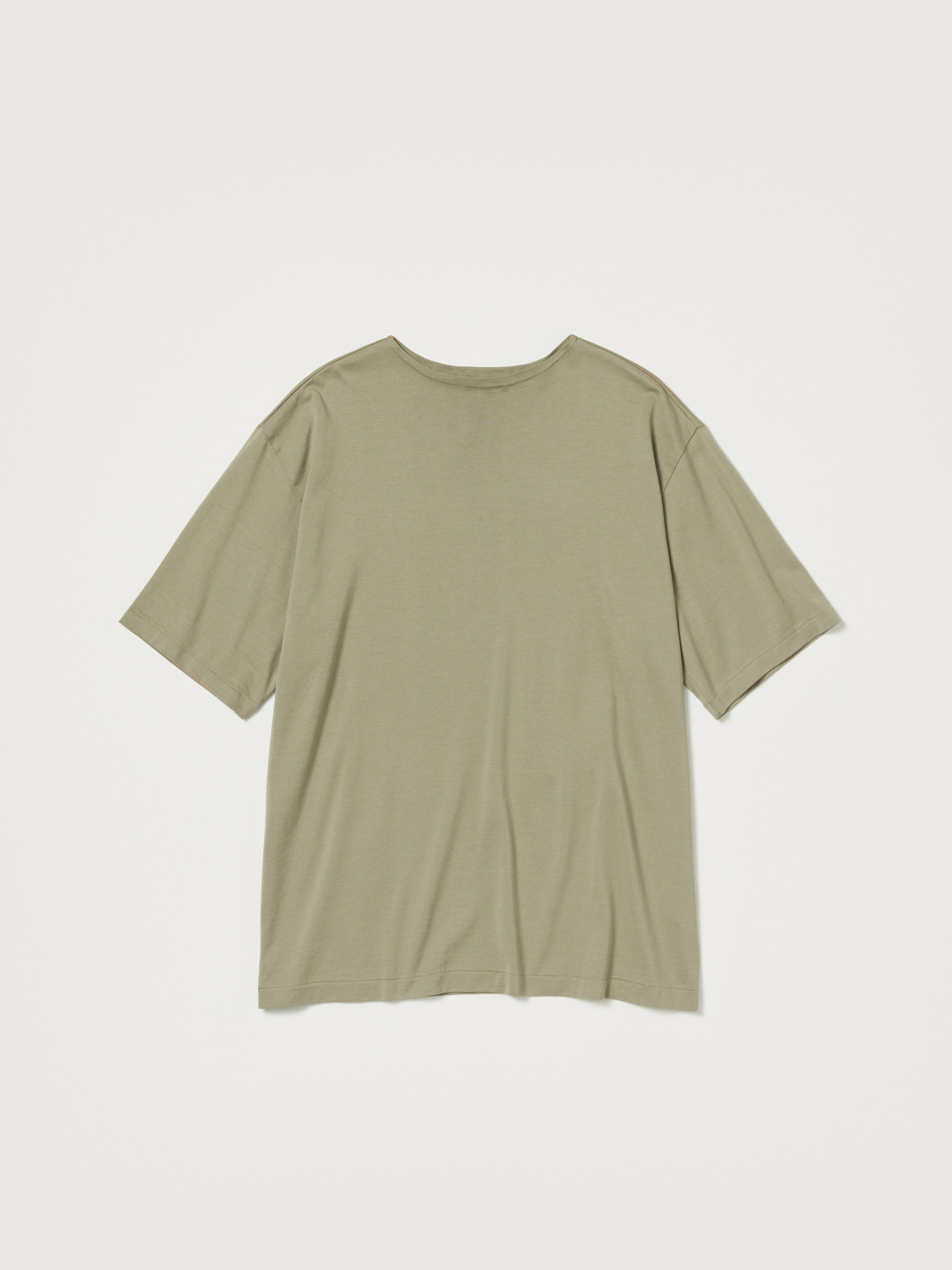 LUSTER PLAITING NARROW BOAT NECK TEE 詳細画像 KHAKI GRAY 1