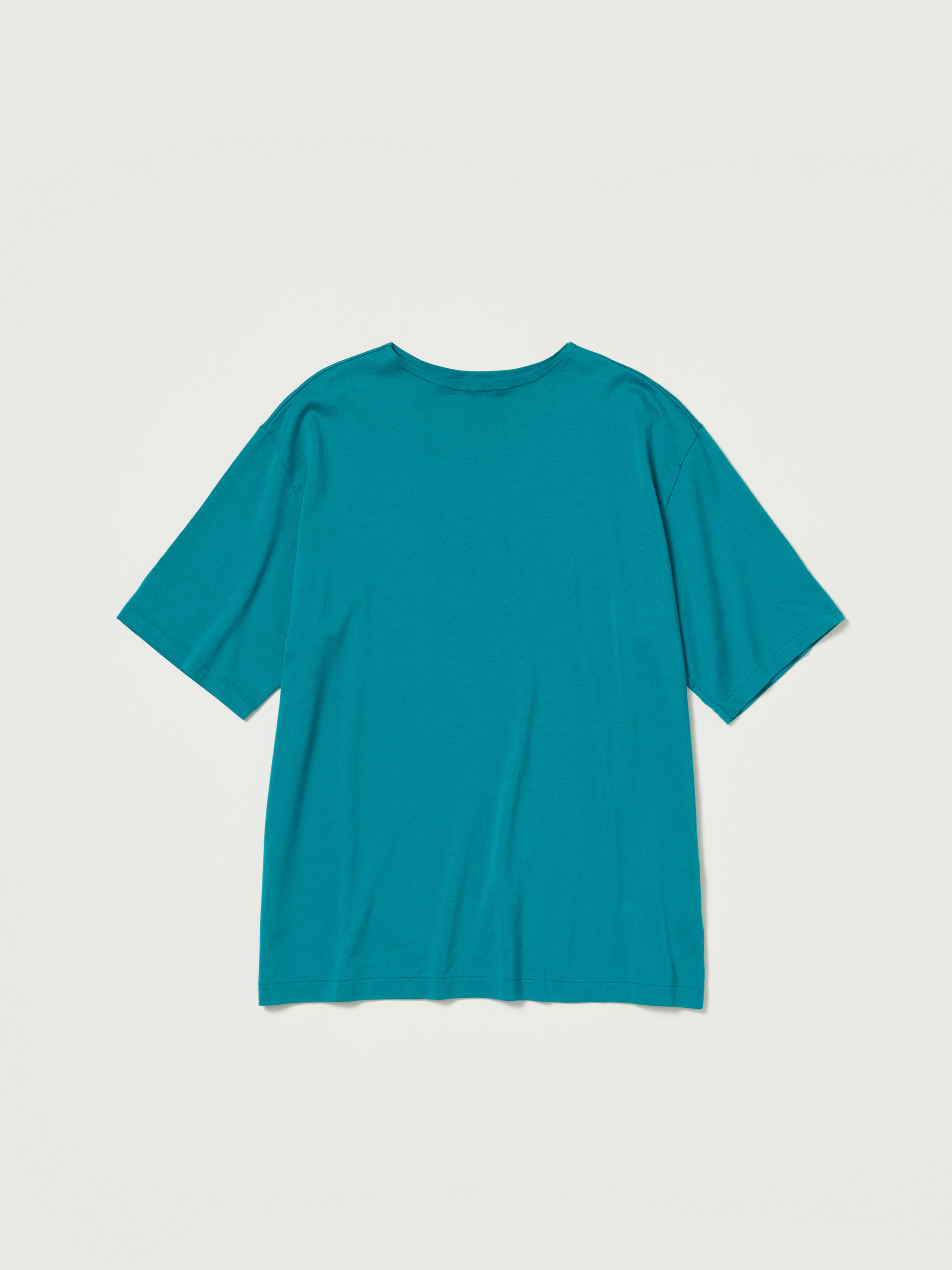 LUSTER PLAITING NARROW BOAT NECK TEE 詳細画像 TEAL GREEN 3