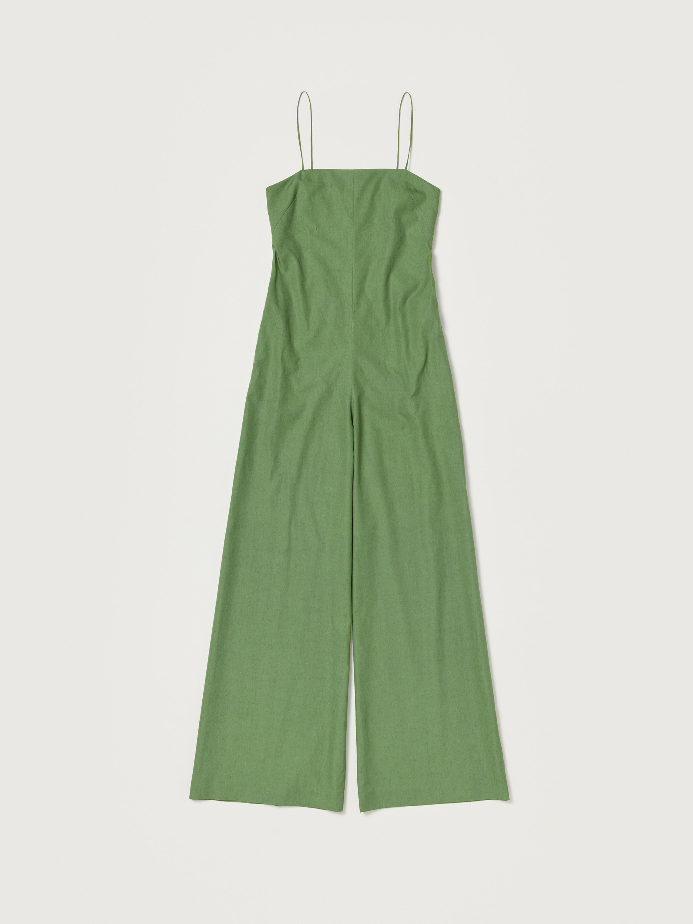 WASHED FINX TWILL JUMPSUIT 詳細画像 GREEN 1