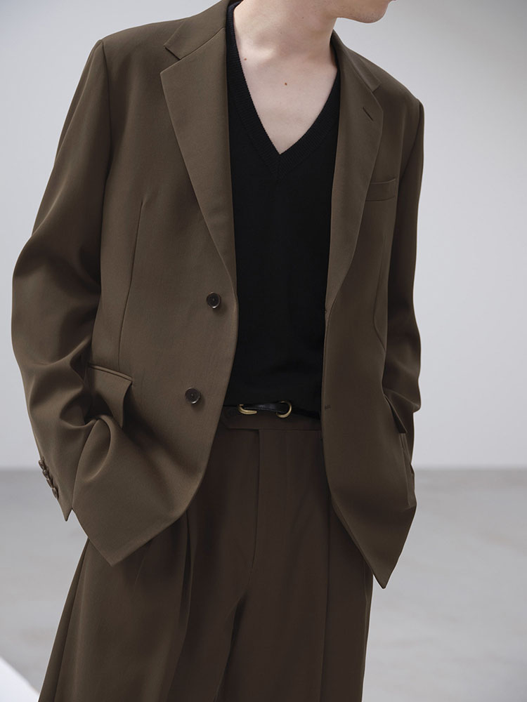 LIGHT WOOL MAX GABARDINE JACKET - AURALEE Official Website