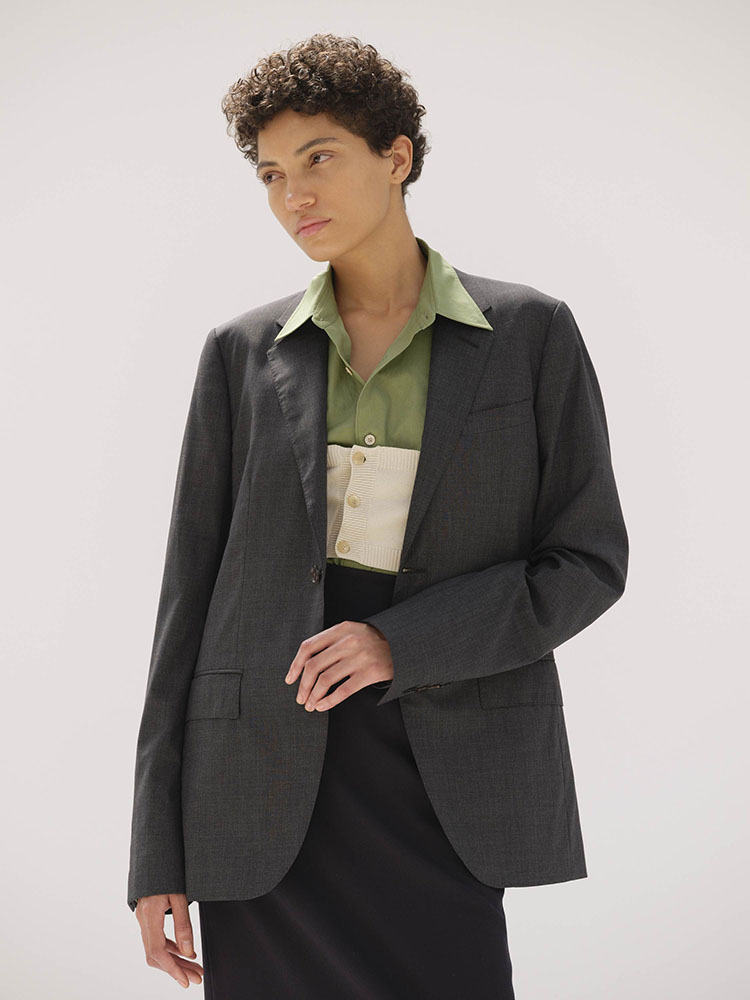 SUPER FINE TROPICAL WOOL JACKET