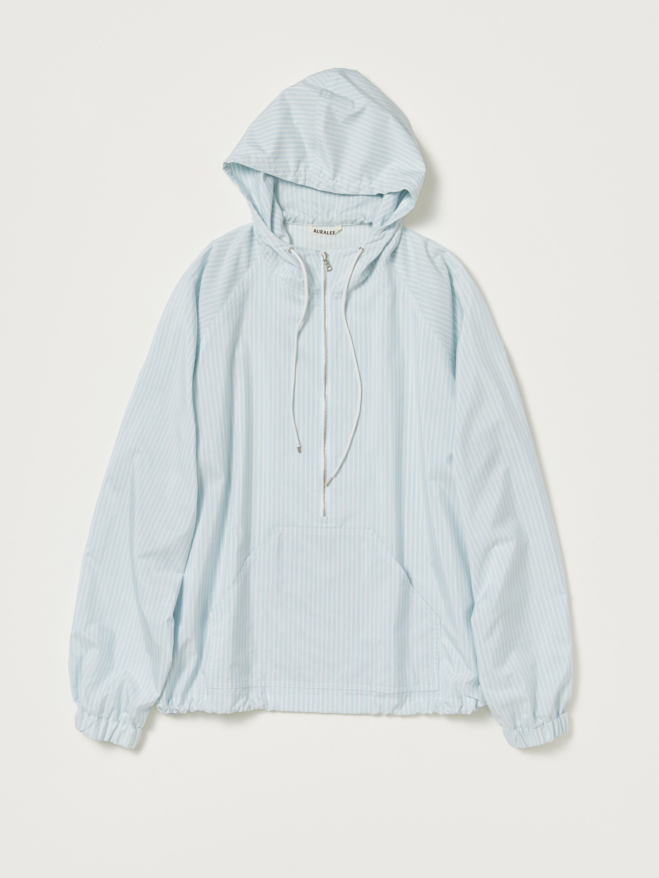 FINX POLYESTER STRIPE HOODED ZIP P/O