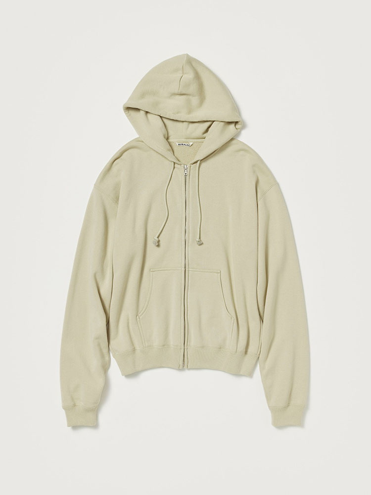 SMOOTH SOFT SWEAT ZIP PARKA - AURALEE Official Website