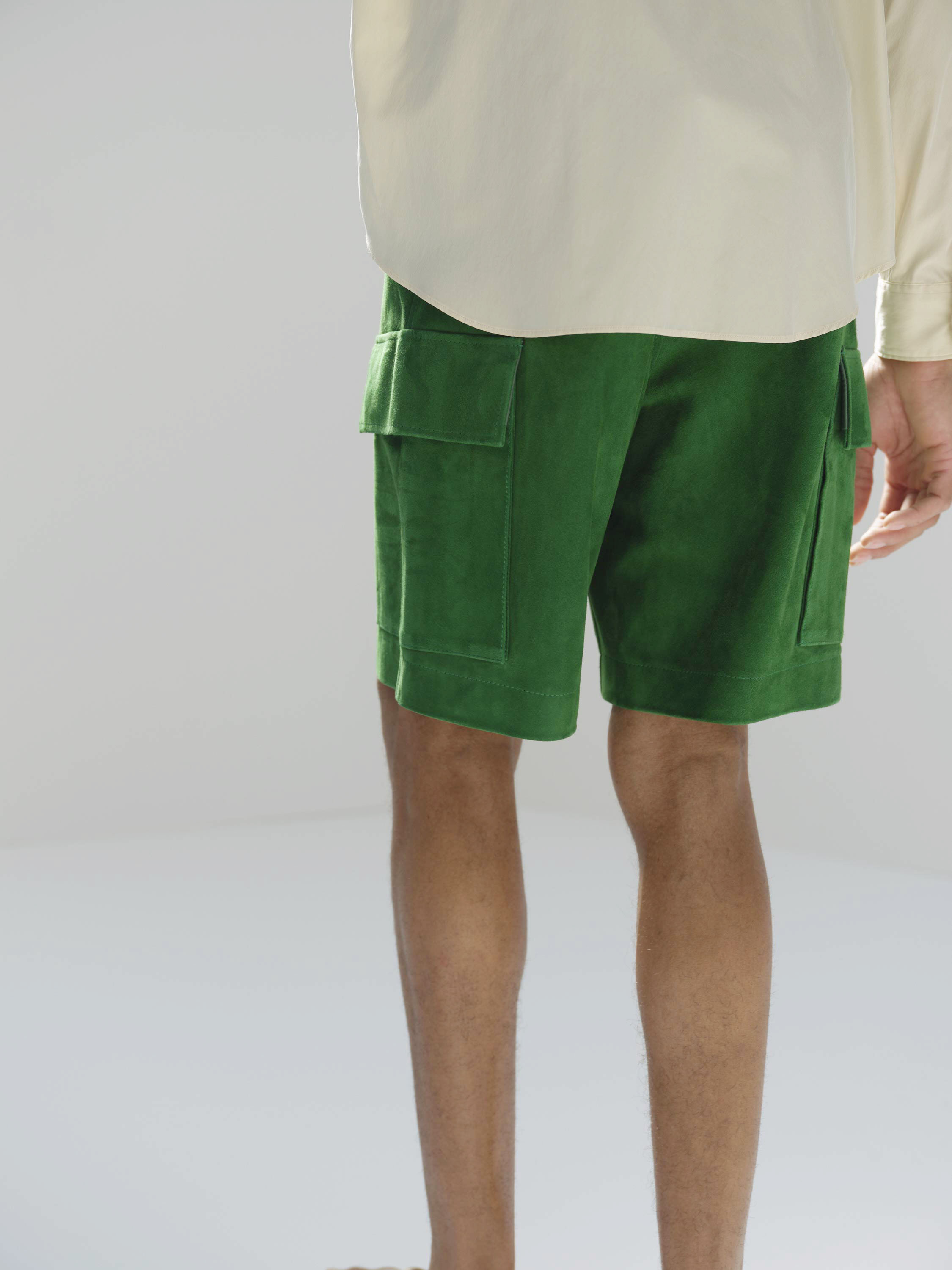 GOAT SUEDE SHORTS 詳細画像 GREEN 2