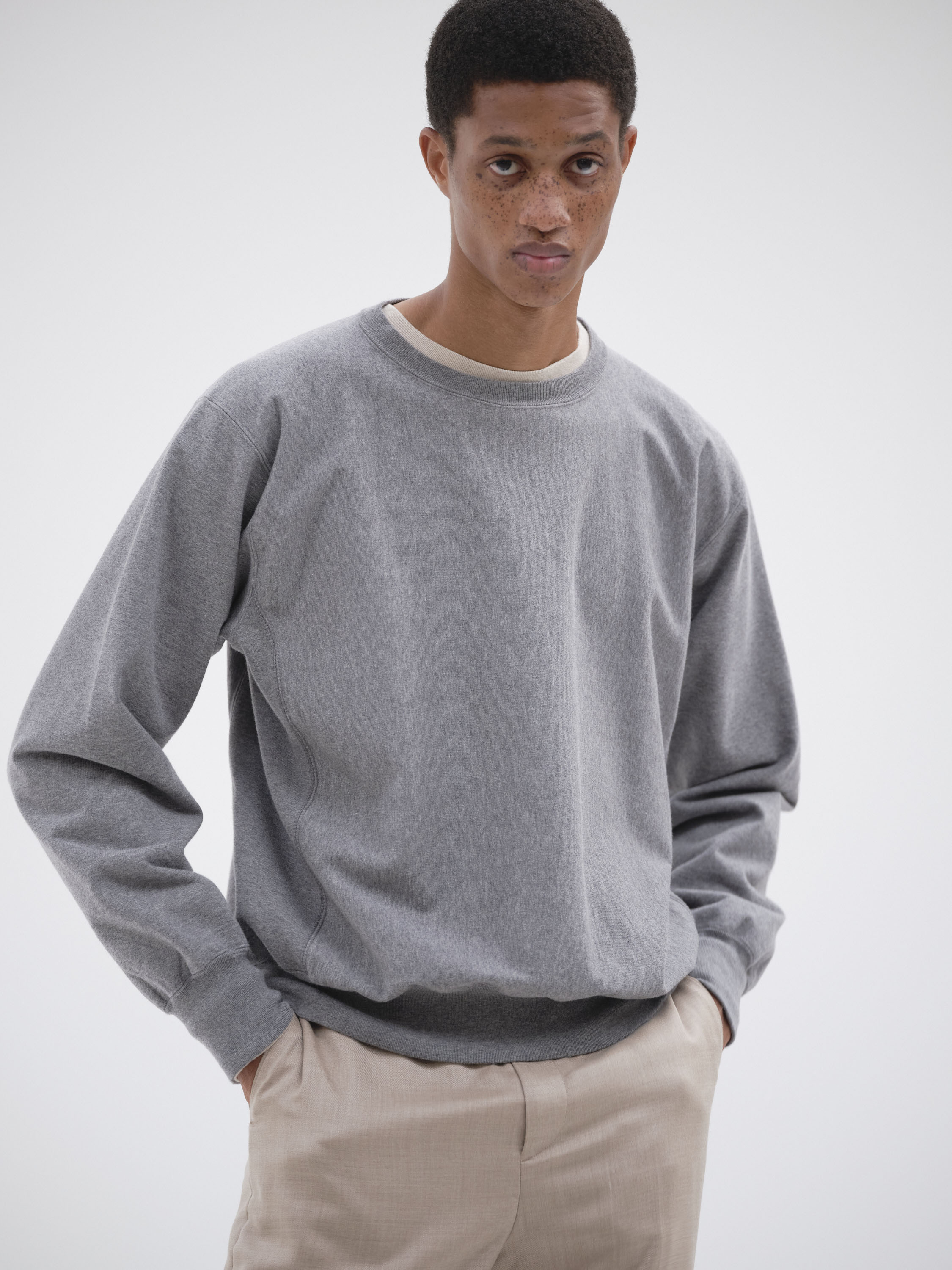 SUPER MILLED SWEAT P/O 詳細画像 TOP CHARCOAL 1