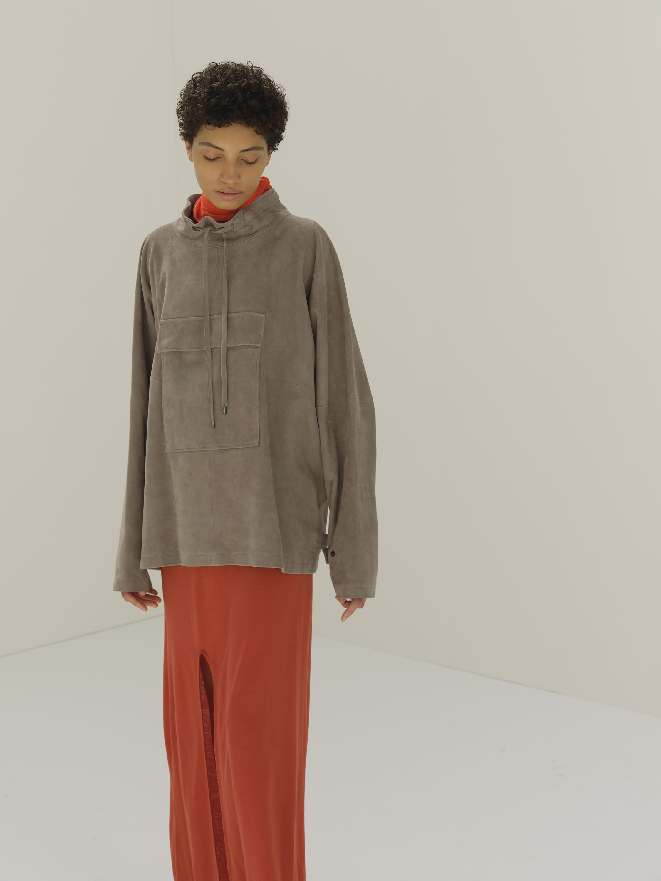 GOAT SUEDE P/O BLOUSON 詳細画像 KHAKI BEIGE 4