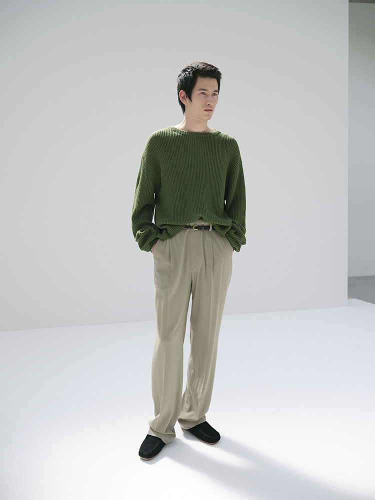 AURALEE】2023ss Hard Twist Wool Slacks-