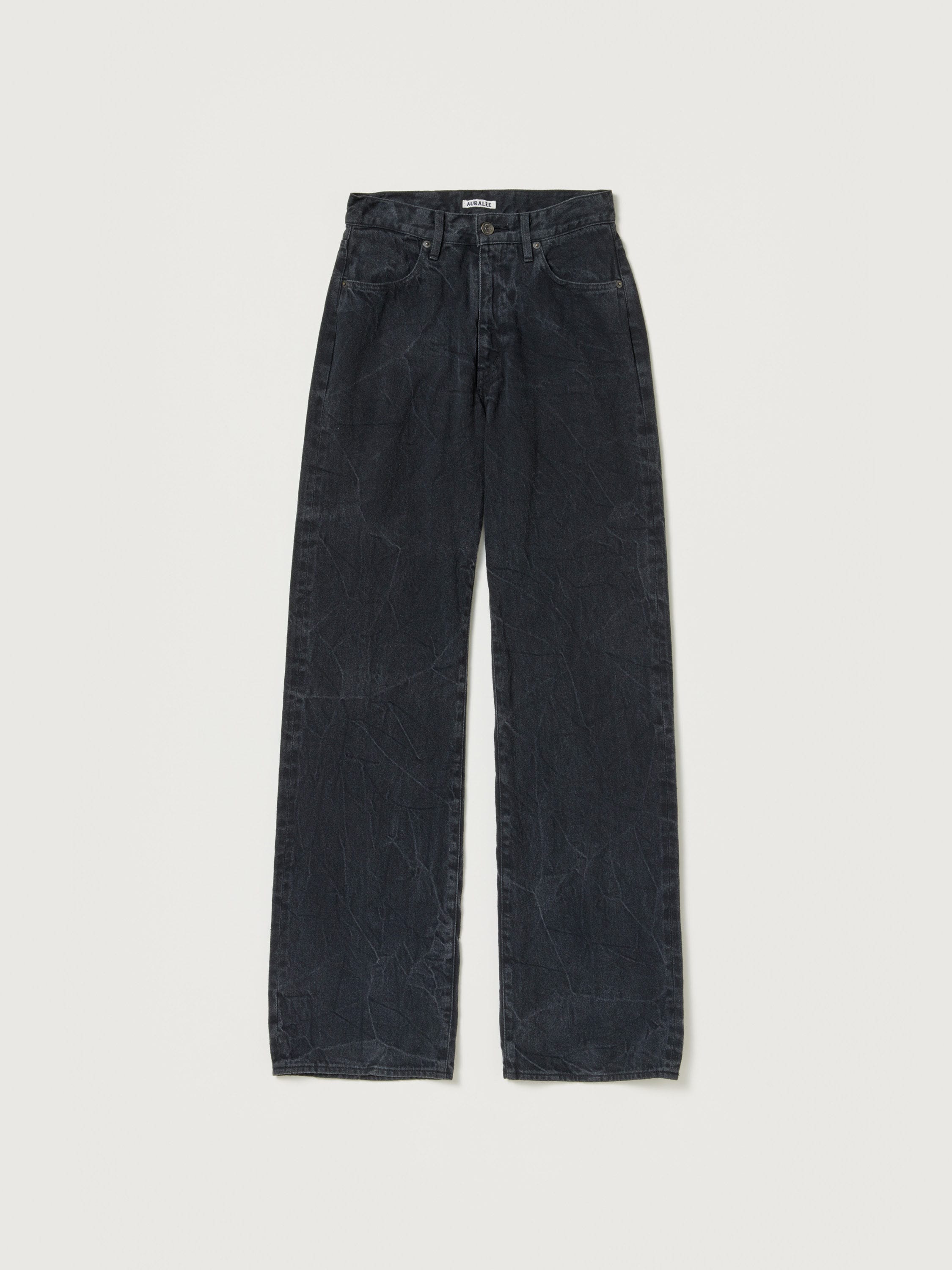 SELVEDGE FADED LIGHT DENIM PANTS - AURALEE Official Website