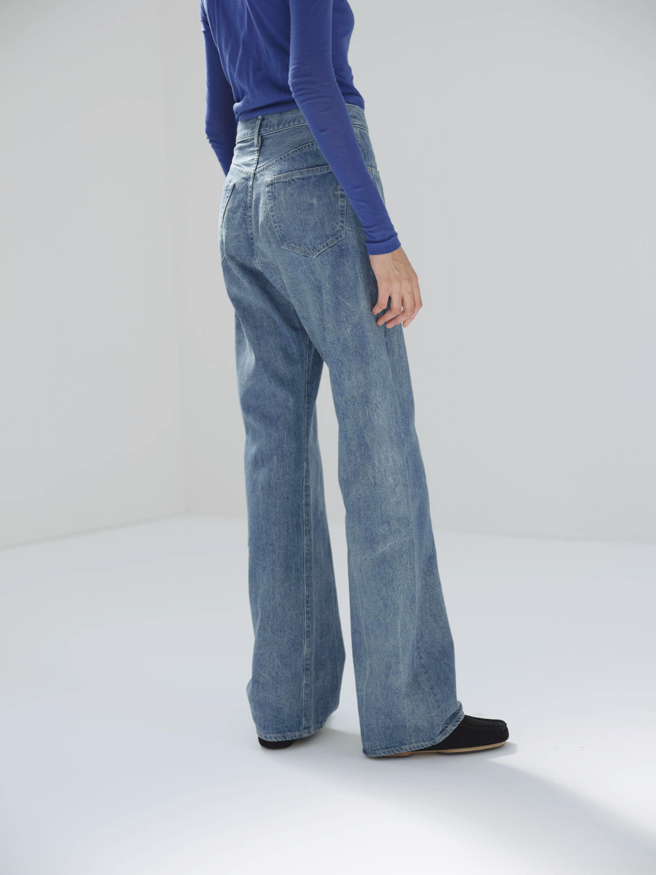 auralee SELVEDGE FADED LIGHT DENIM PANTS - デニム/ジーンズ