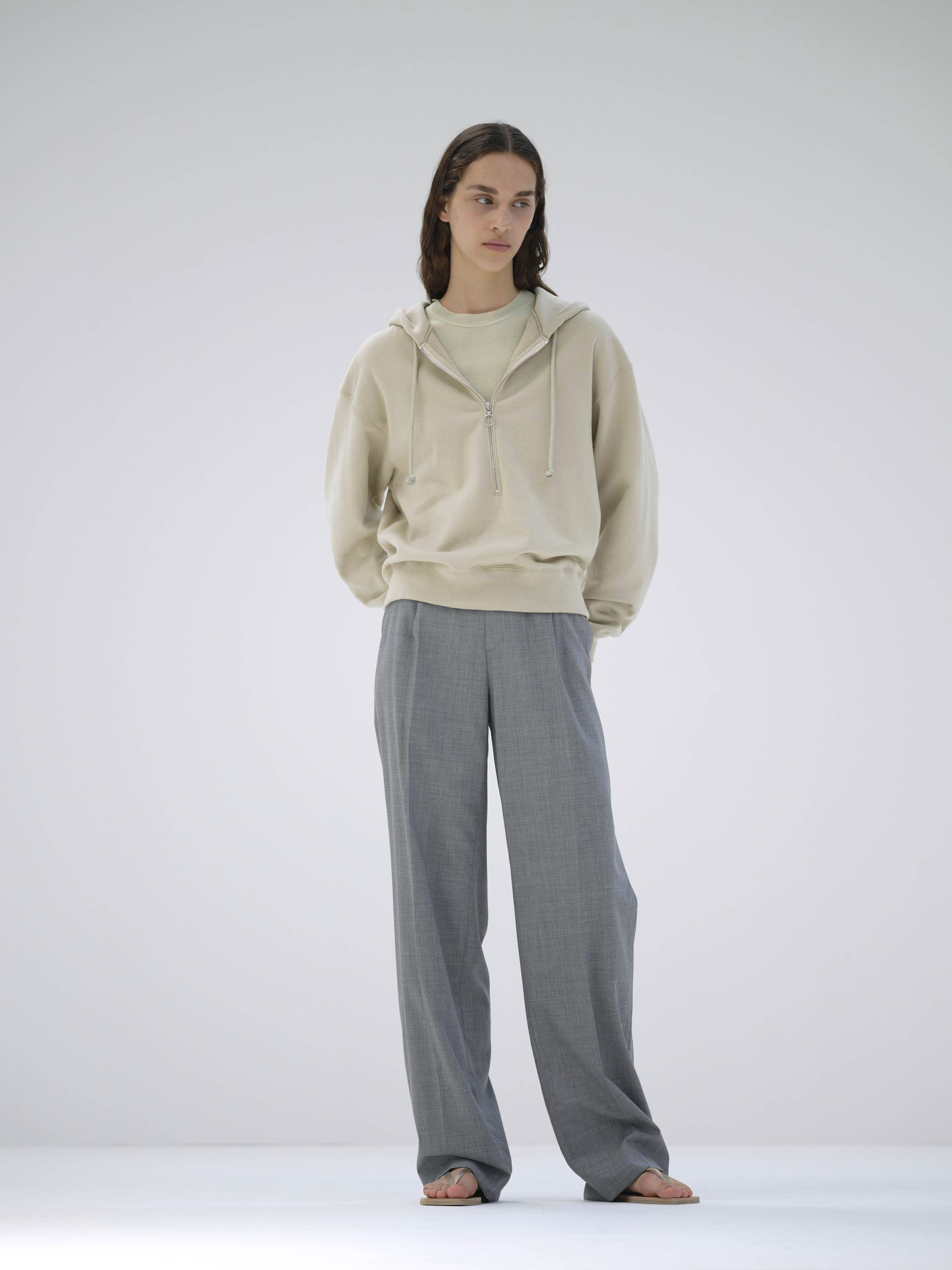 AURALEE | SMOOTH SOFT SWEAT P/O WOMEN袖丈長袖