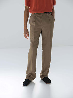 SUPER FINE TROPICAL WOOL SLACKS