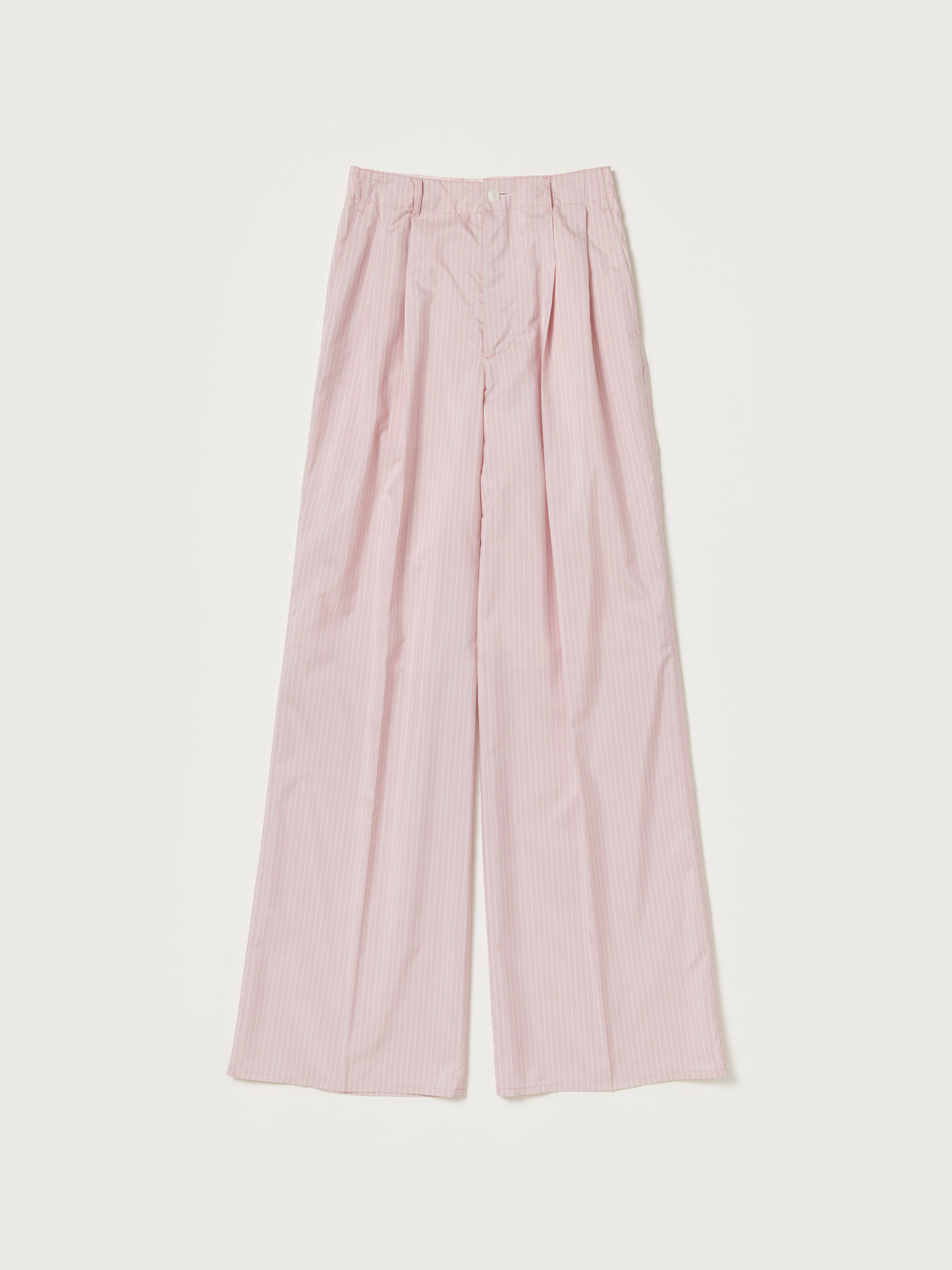 FINX POLYESTER STRIPE PANTS 詳細画像 PINK BEIGE STRIPE 1