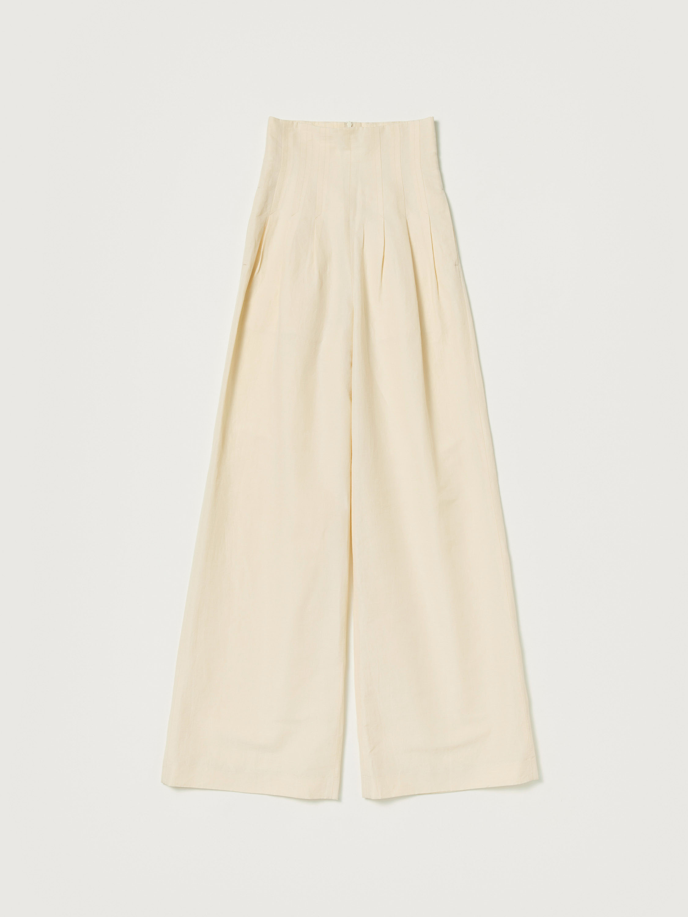 HIGH DENSITY FINX LINEN WEATHER PANTS 詳細画像 ECRU 1