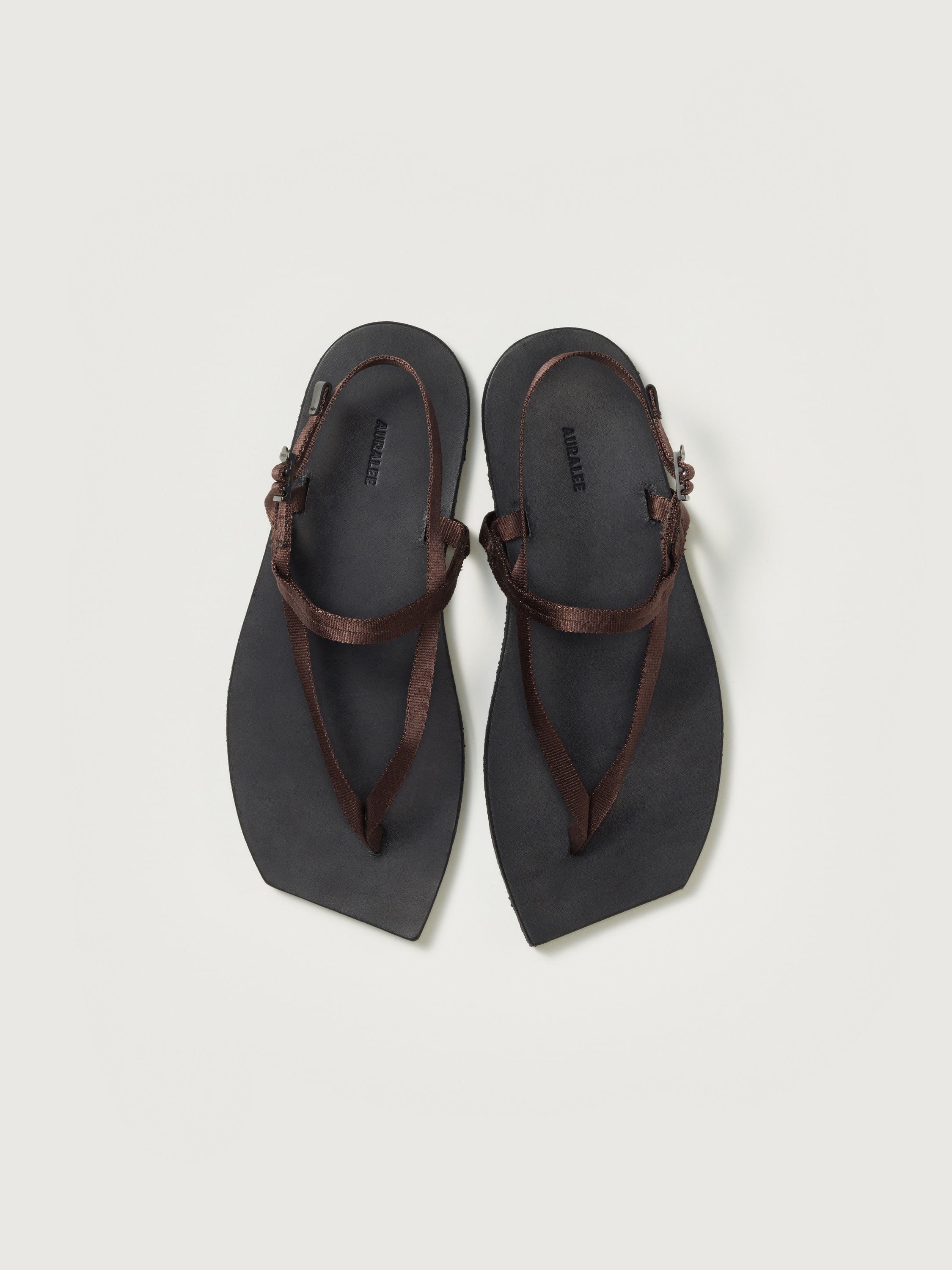BELTED LEATHER SANDALS MADE BY FOOT THE COACHER 詳細画像 BLACK 3