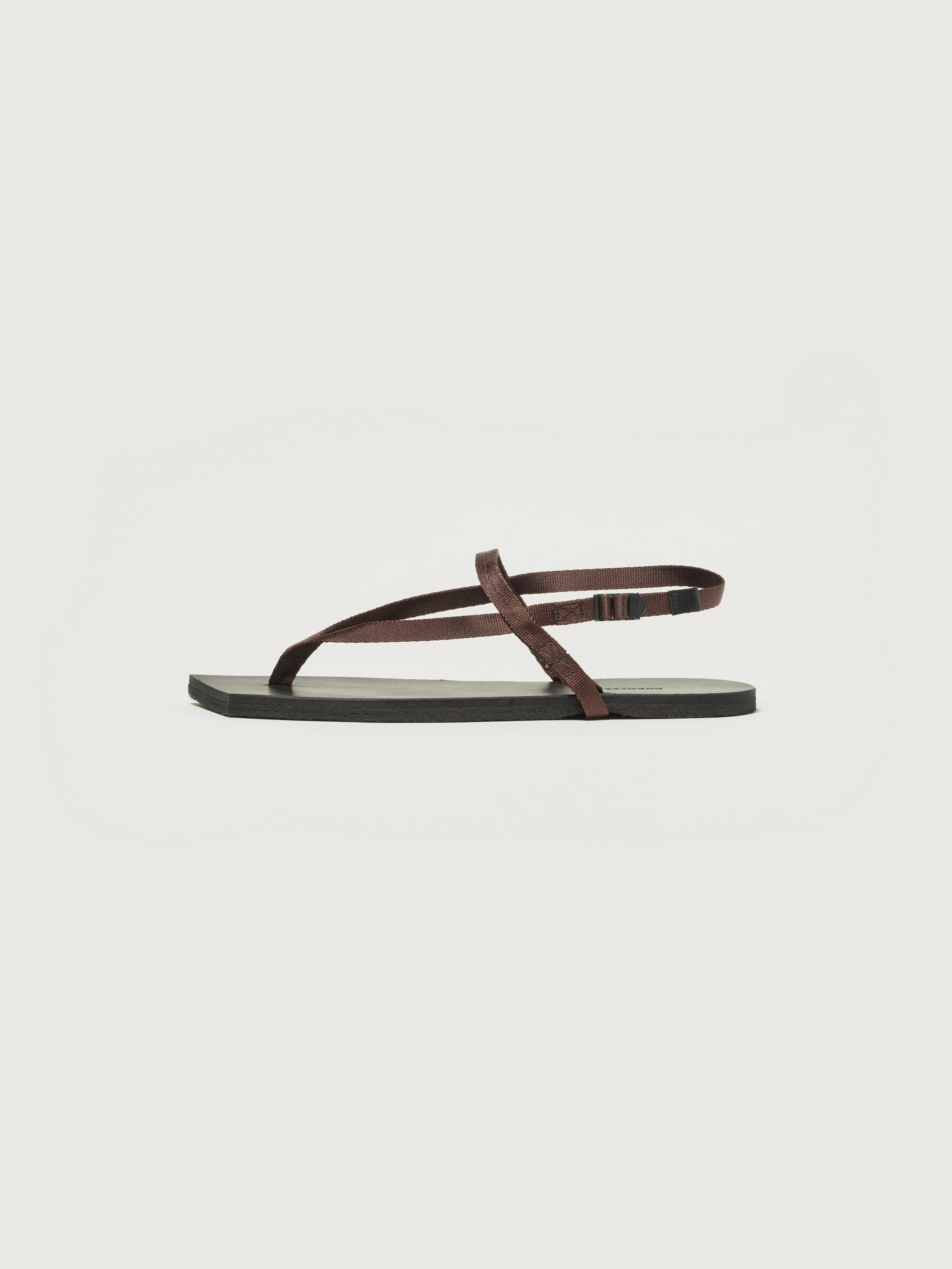BELTED LEATHER SANDALS MADE BY FOOT THE COACHER 詳細画像 BLACK 4