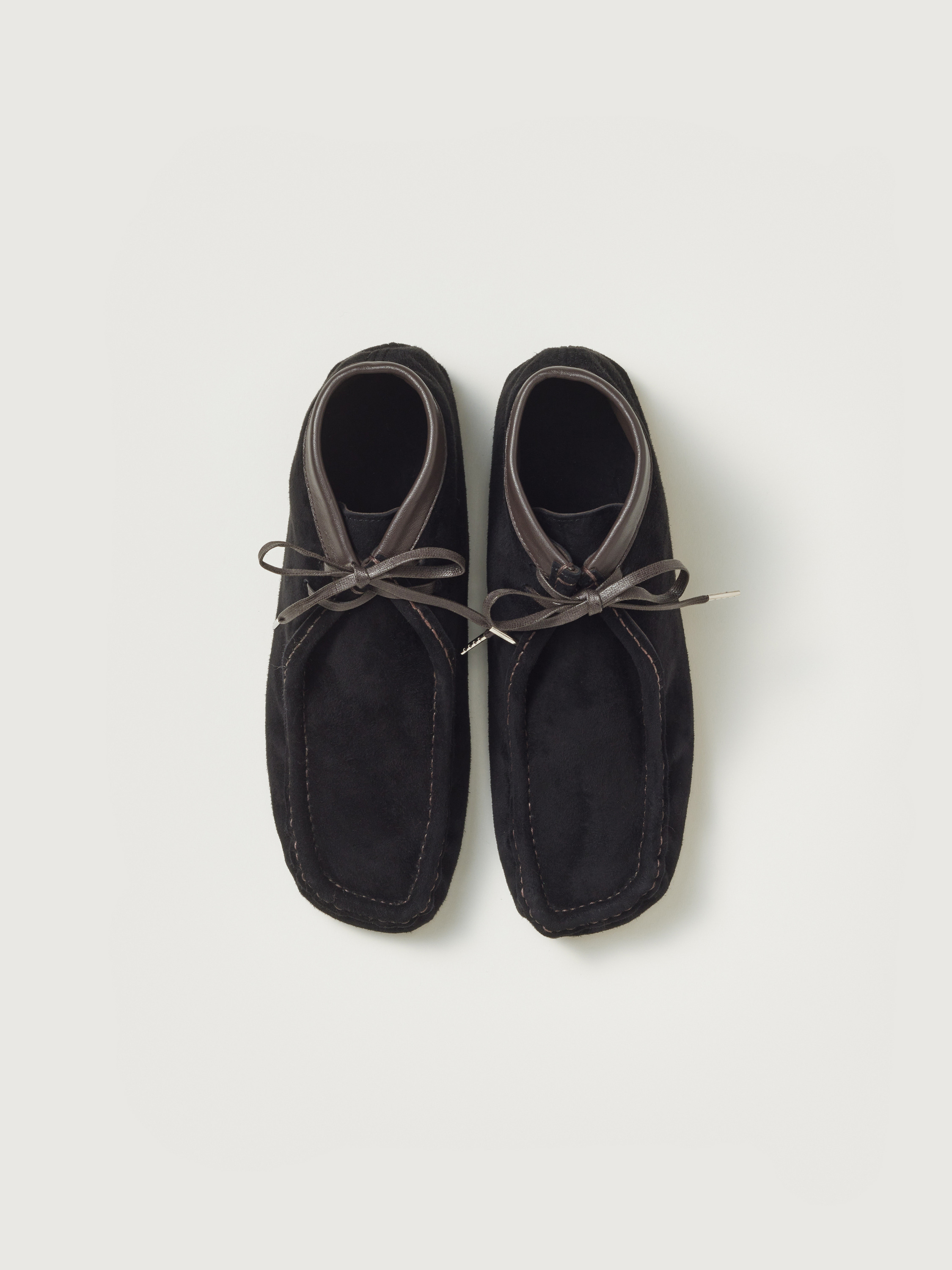SUEDE MOCCASIN SHORT BOOTS 詳細画像 BLACK 3