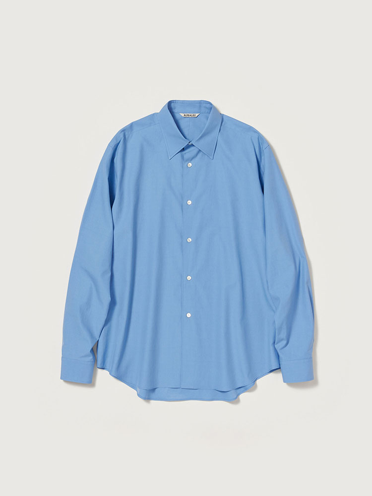 WASHED FINX TWILL SHIRT - AURALEE Official Website