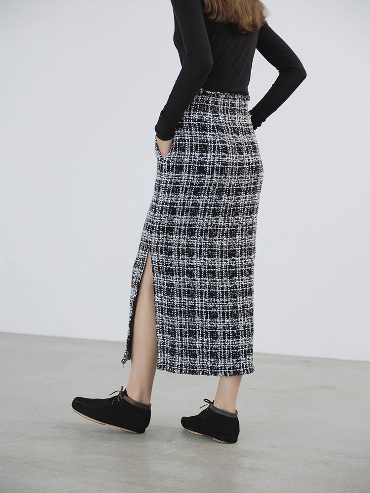 HOMESPUN SUMMER TWEED SKIRT - AURALEE Official Website