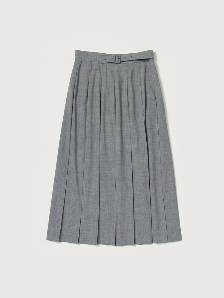 Super fine tropical wool pleated skirt eva.gov.co