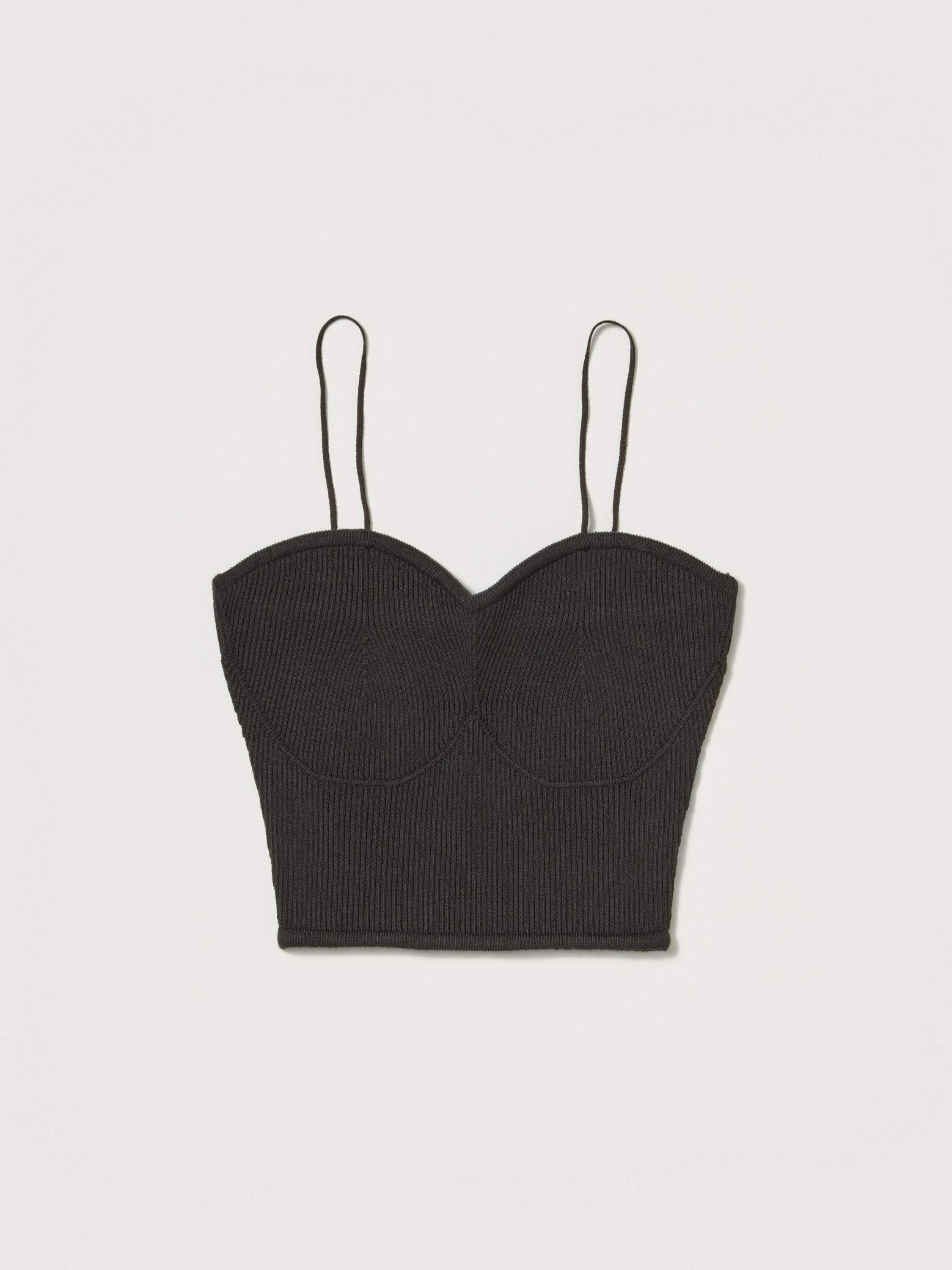 SUPER HIGH GAUGE WASHABLE SILK NYLON KNIT CAMISOLE 詳細画像 INK BLACK 1