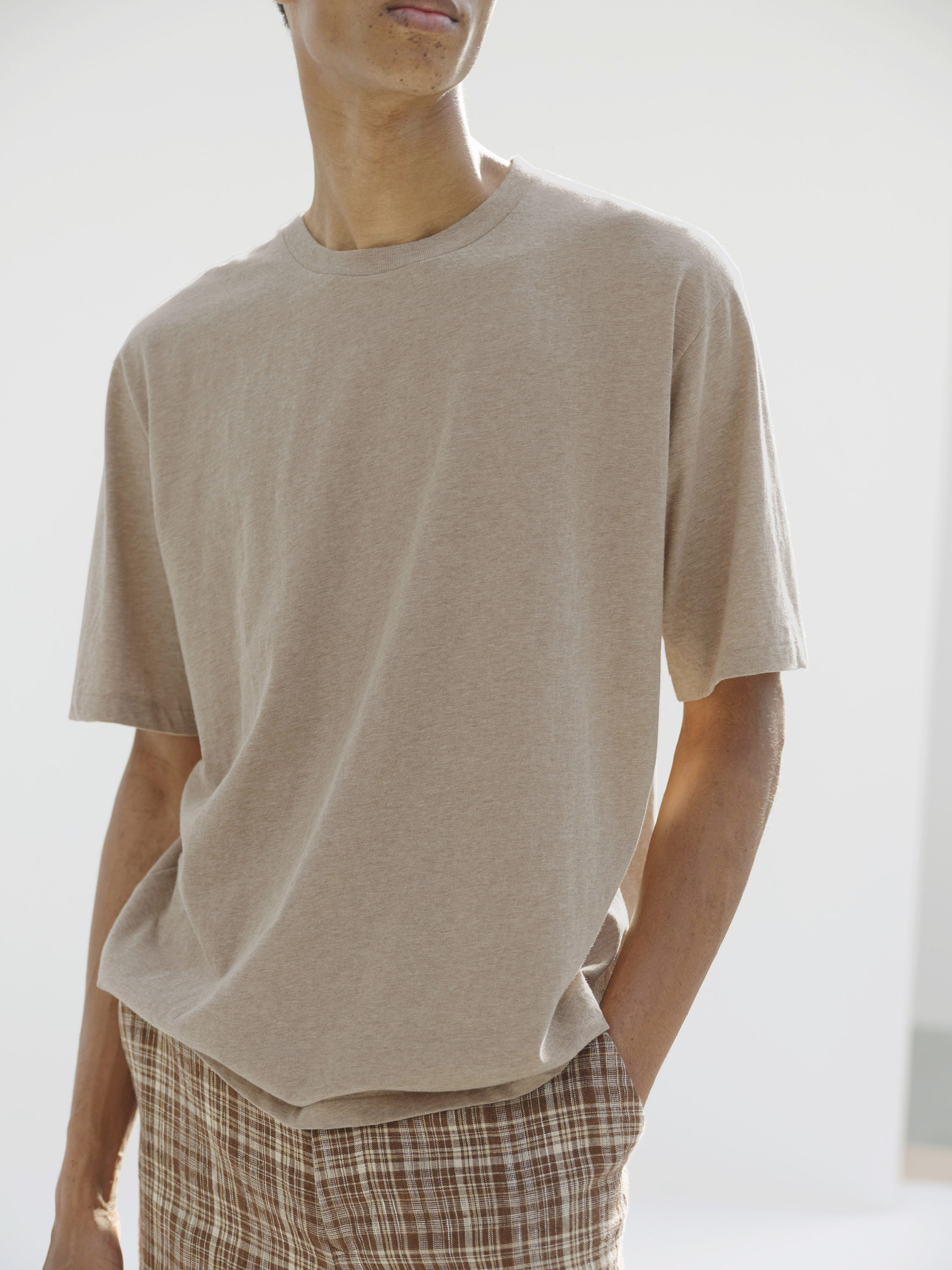 オーラリー 22SS CASHMERE HARD TWIST KNIT TEE5約69cm袖丈 - ニット ...