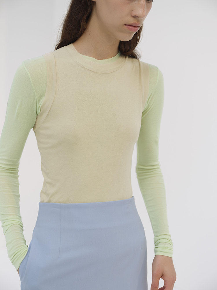 GIZA SUPER HIGH GAUGE SHEER RIB TANK