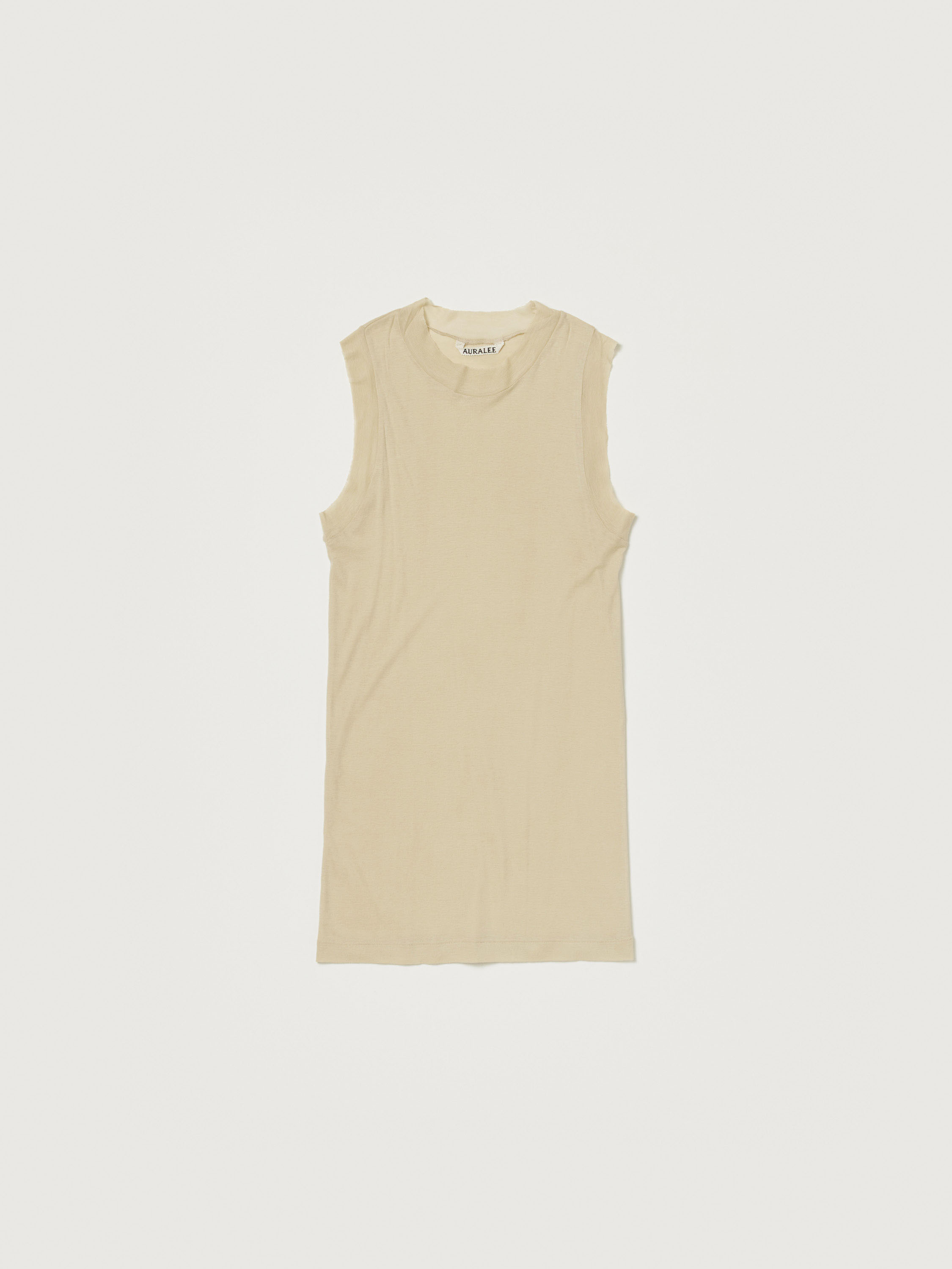 GIZA SUPER HIGH GAUGE SHEER RIB TANK - AURALEE Official Website