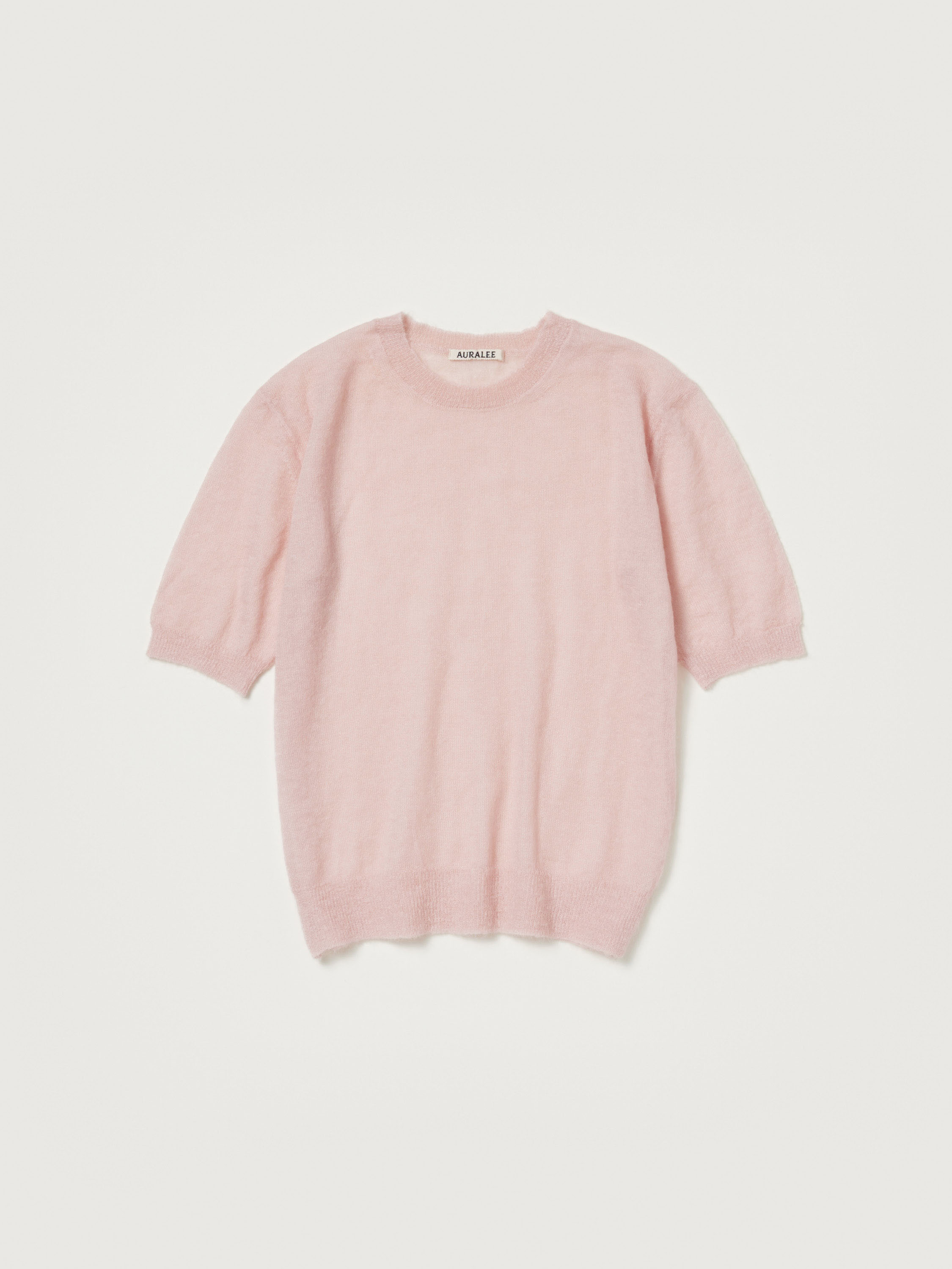 KID MOHAIR SHEER KNIT TEE 詳細画像 LIGHT PINK 1