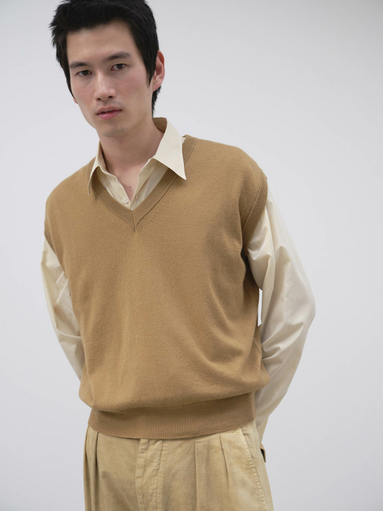 BRUSHED COTTON WOOL RIB KNIT SHIRT - AURALEE Official Website