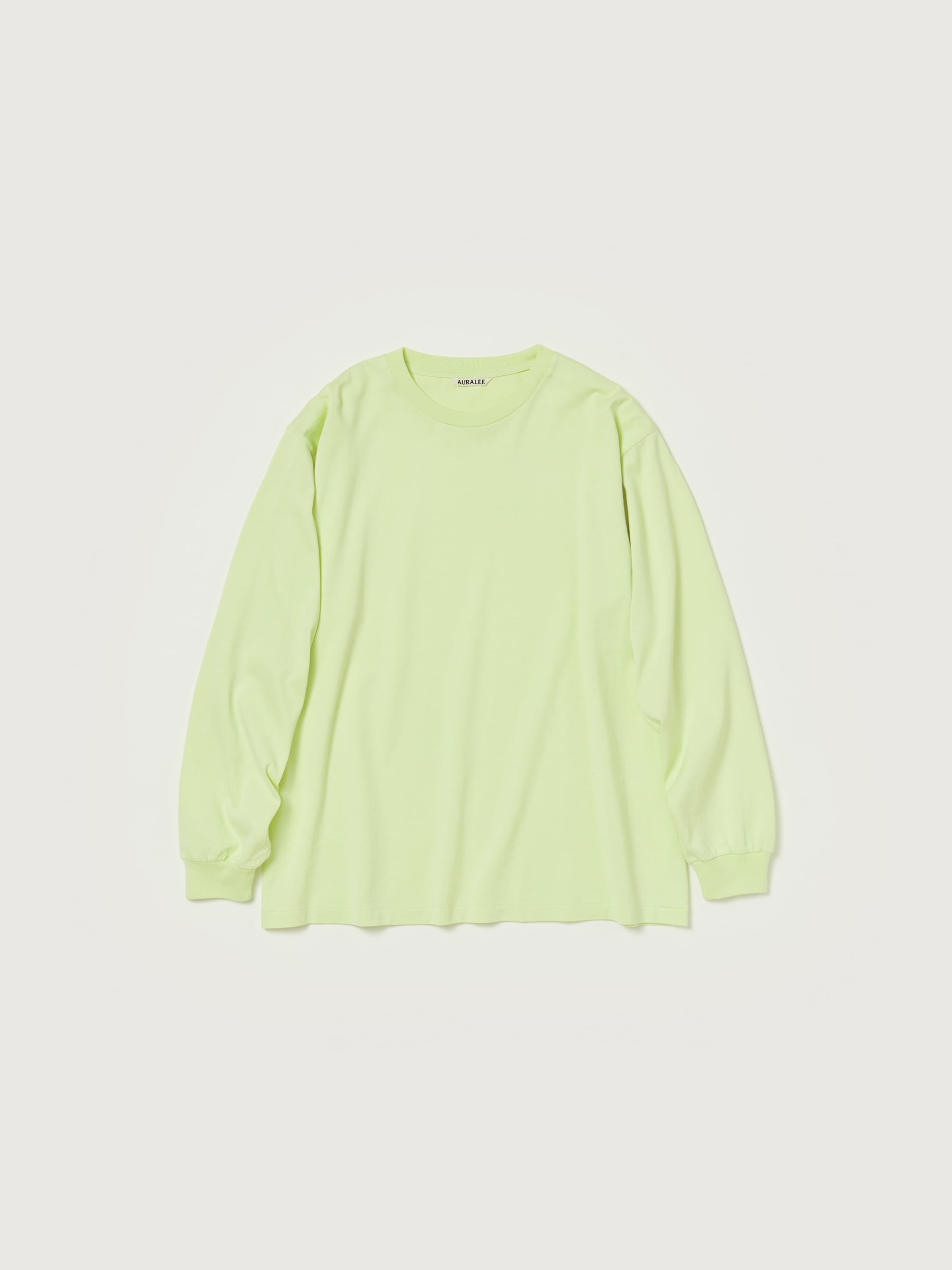 LUSTER PLAITING L/S TEE 詳細画像 LIME YELLOW 1