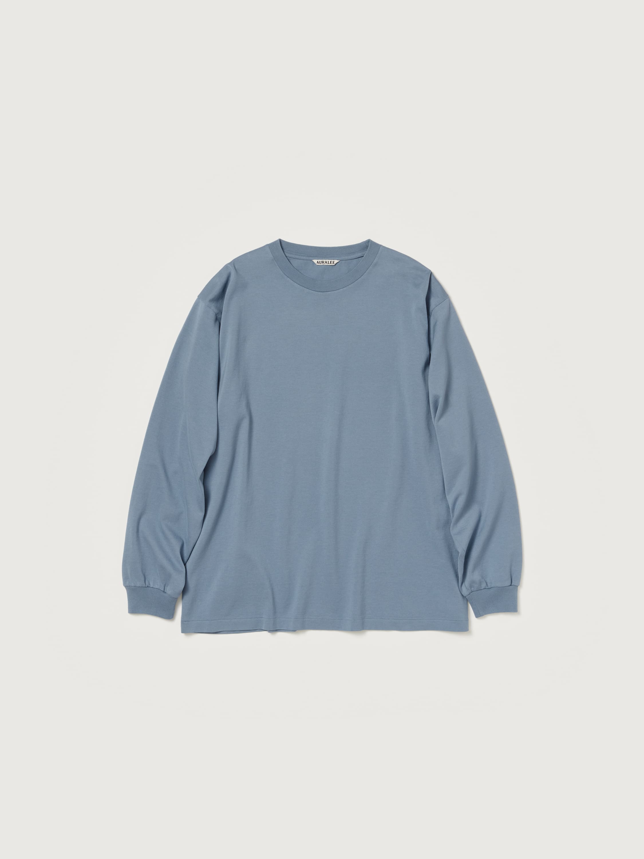 LUSTER PLAITING L/S TEE 詳細画像 DUSTY BLUE 1