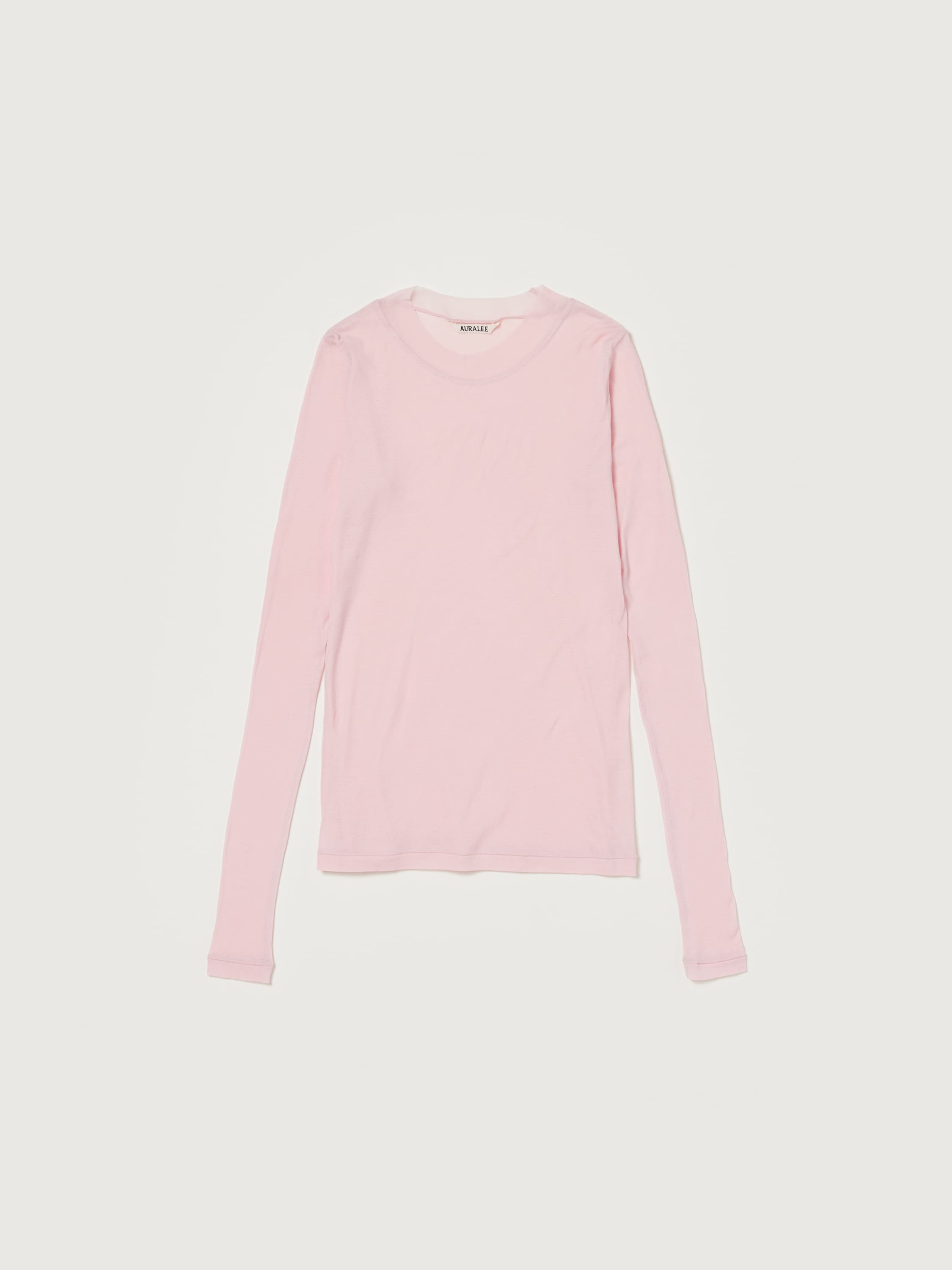 HIGH GAUGE SHEER RIB L/S TEE 詳細画像 PINK 4