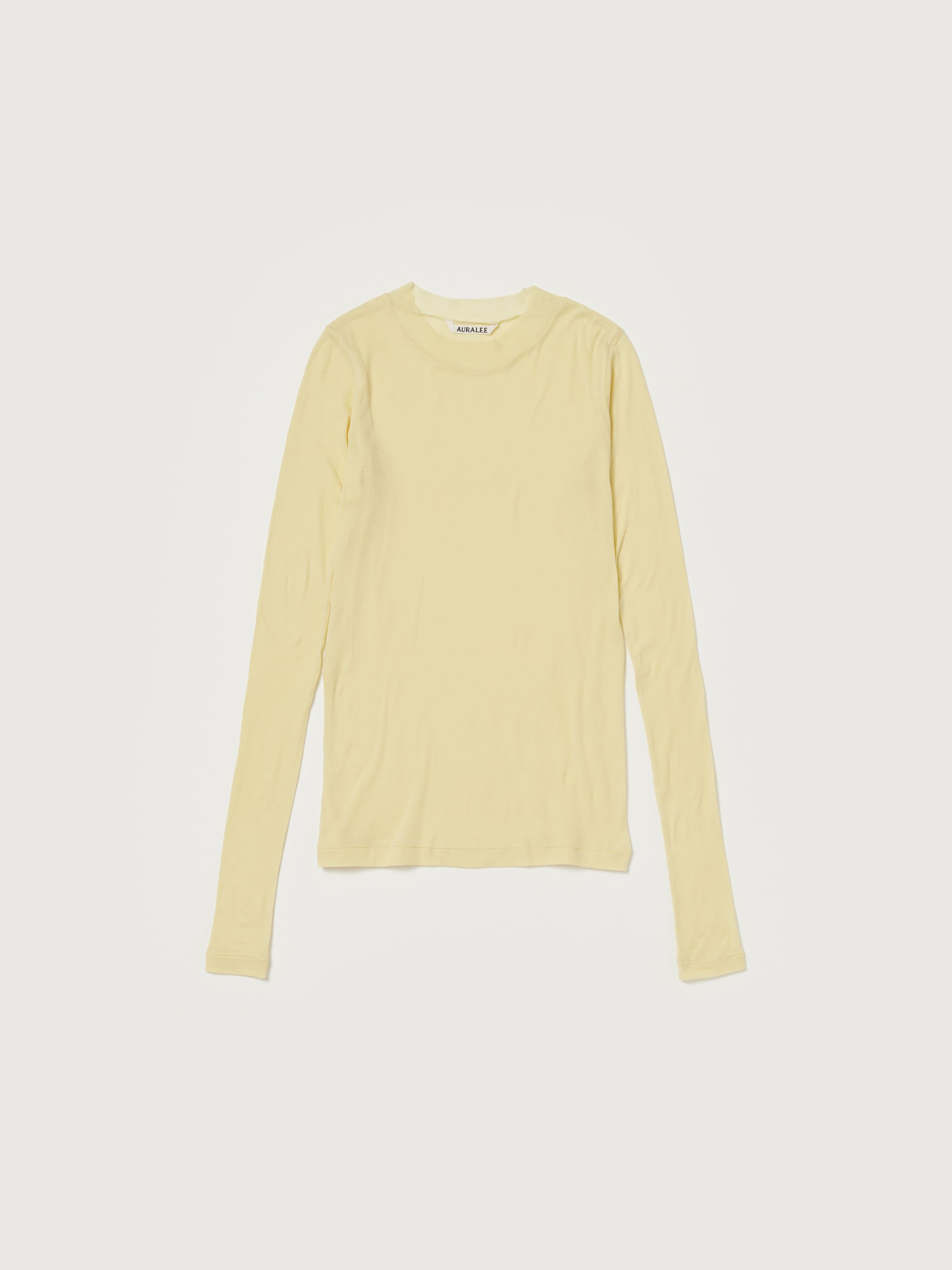 HIGH GAUGE SHEER RIB L/S TEE 詳細画像 YELLOW 1