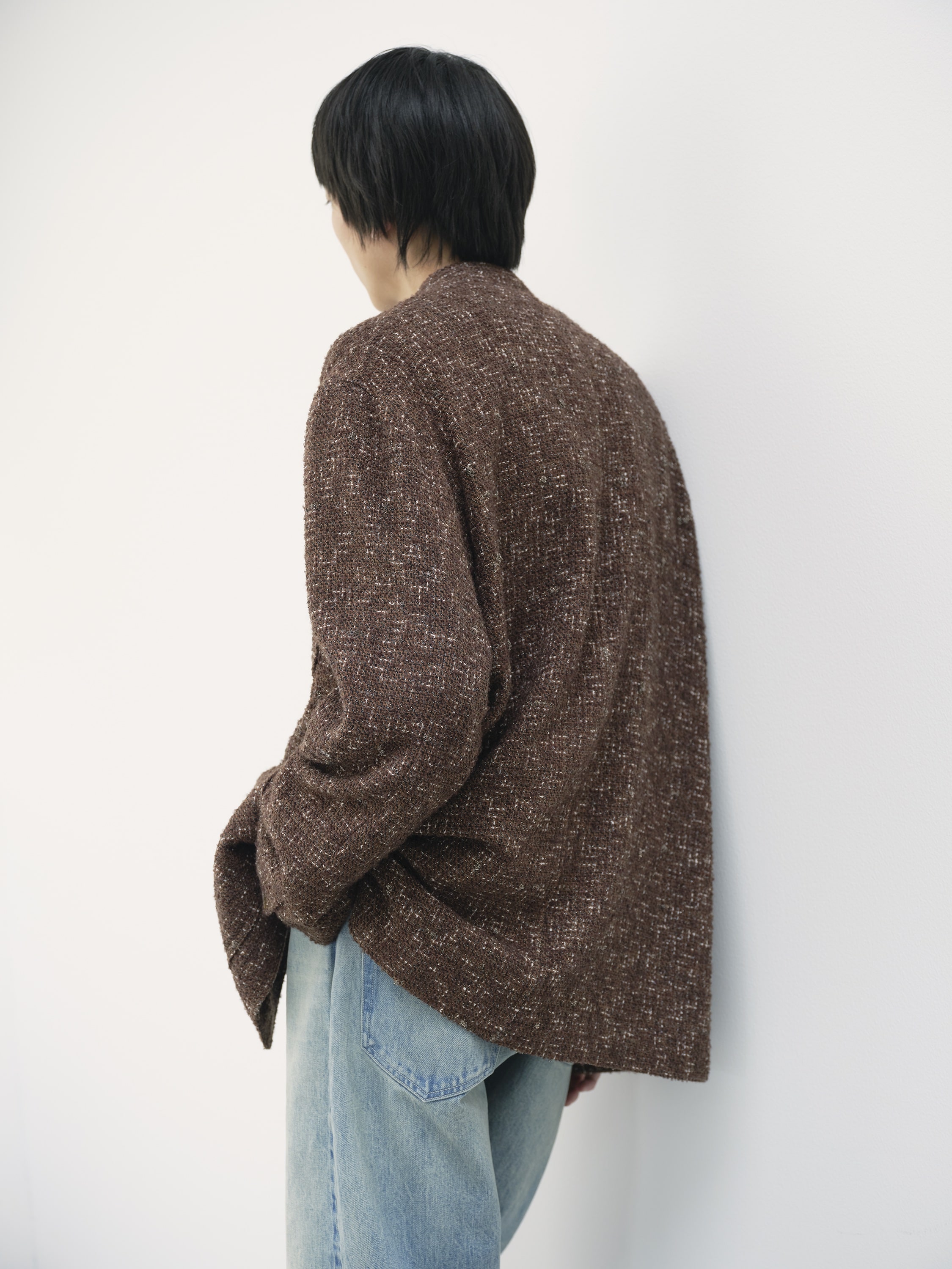 HOMESPUN TWEED  JACKET 詳細画像 DARK BROWN TWEED 5