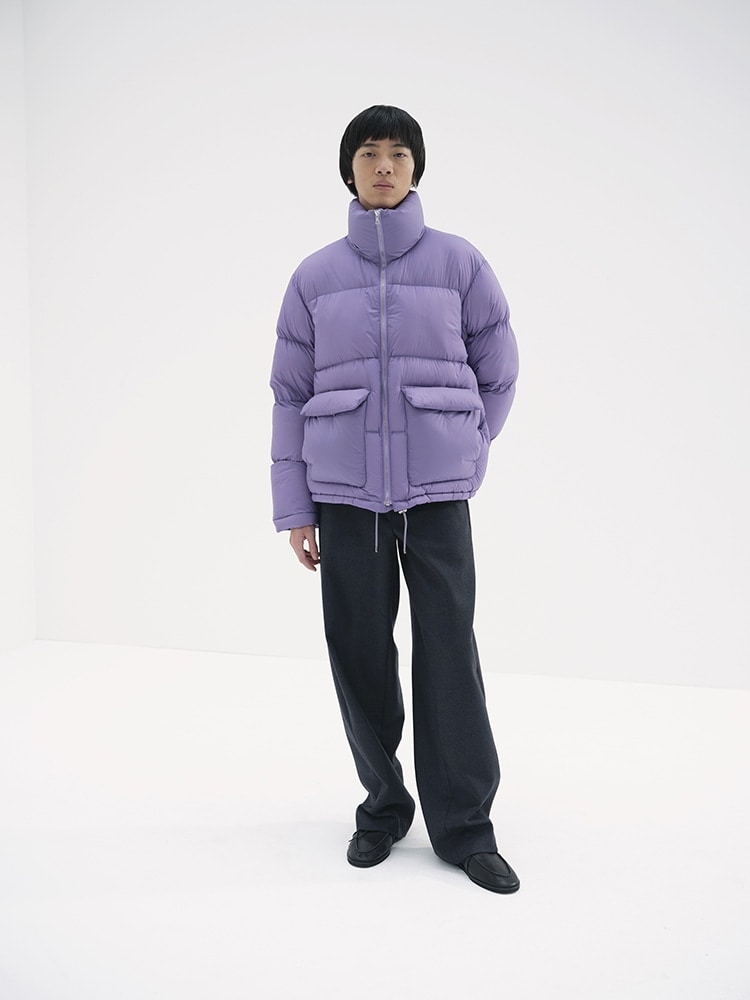 SUPER LIGHT NYLON RIPSTOP DOWN BLOUSON