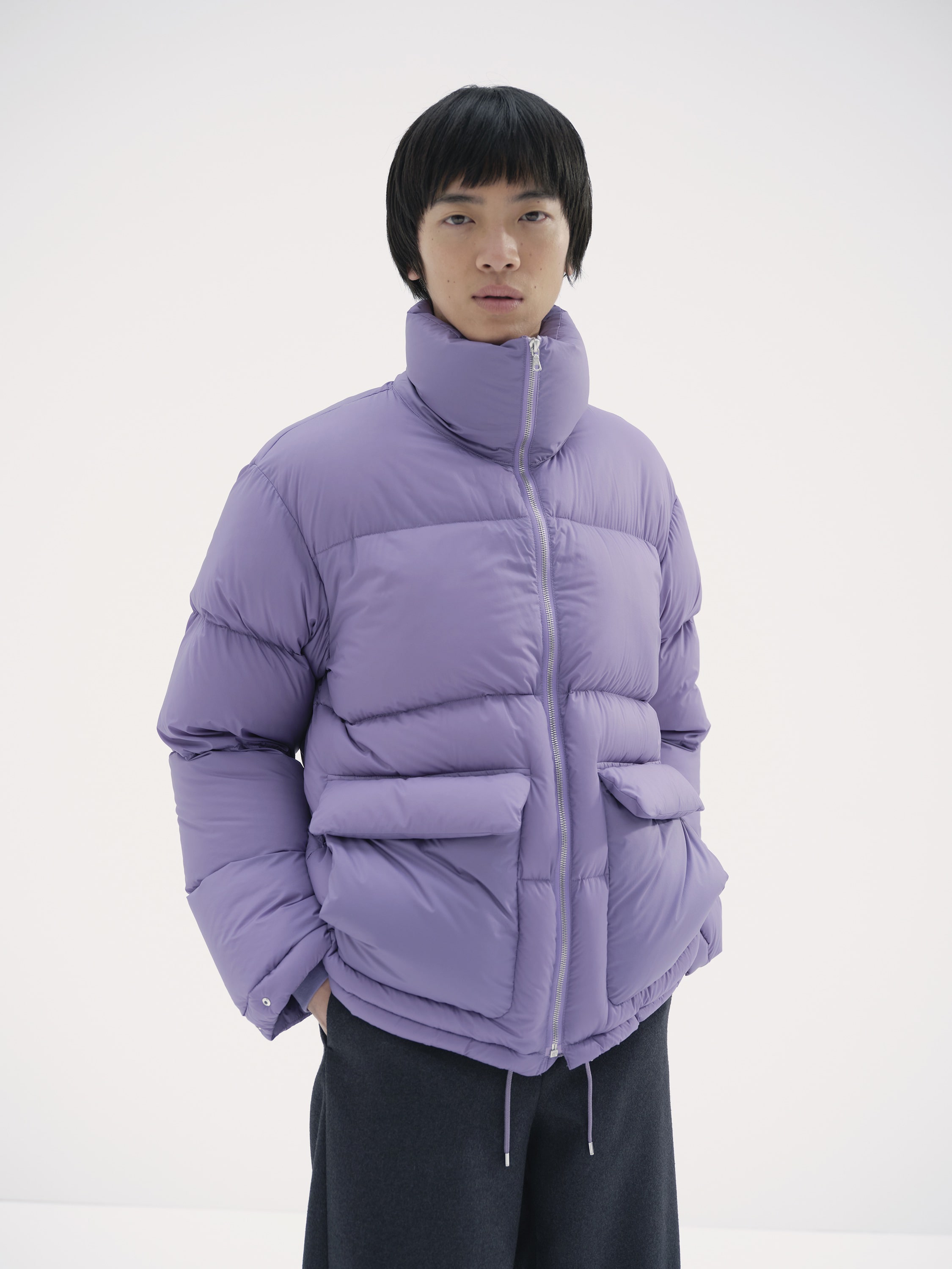 SUPER LIGHT NYLON RIPSTOP DOWN BLOUSON 詳細画像 PURPLE 2