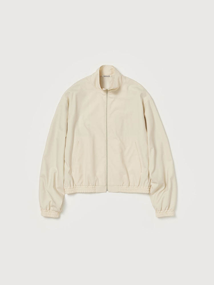 SUPER FINE TROPICAL WOOL ZIP BLOUSON