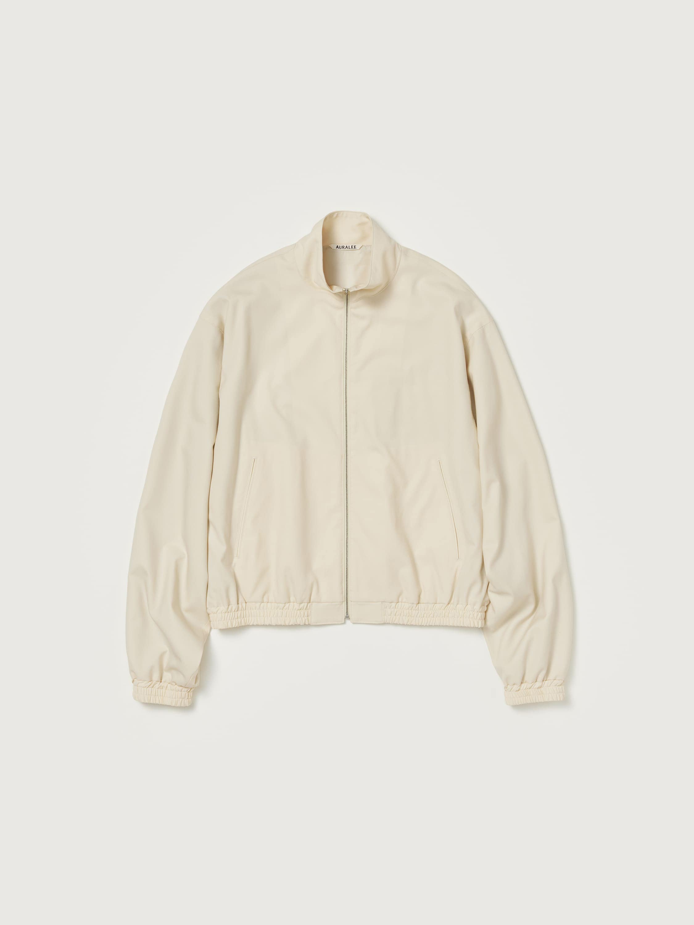 SUPER FINE TROPICAL WOOL ZIP BLOUSON 詳細画像 IVORY BEIGE 5