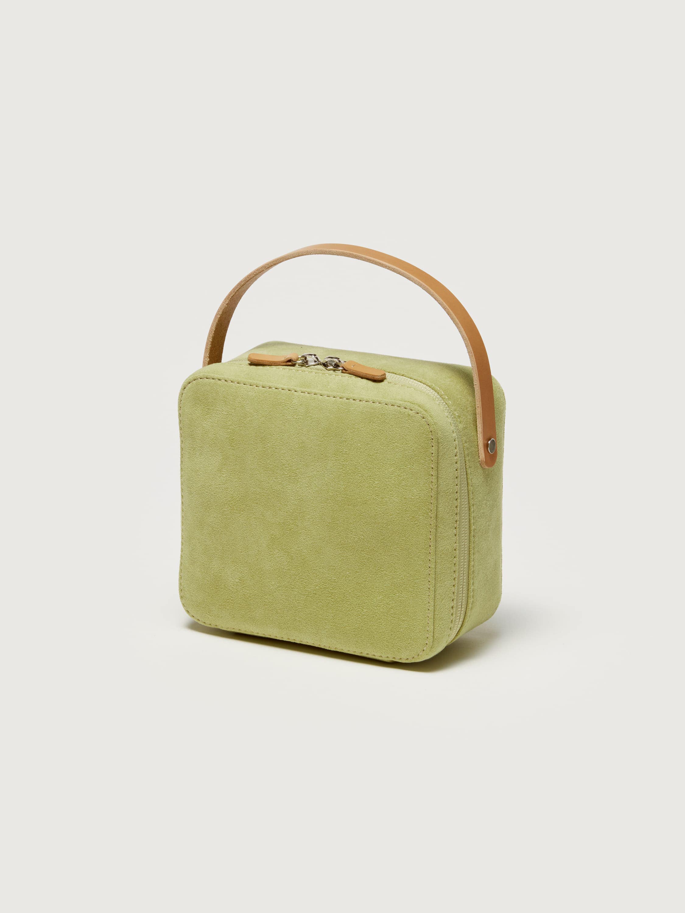 LEATHER SMALL TRAVEL CASE MADE BY AETA 詳細画像 LIME GREEN 1