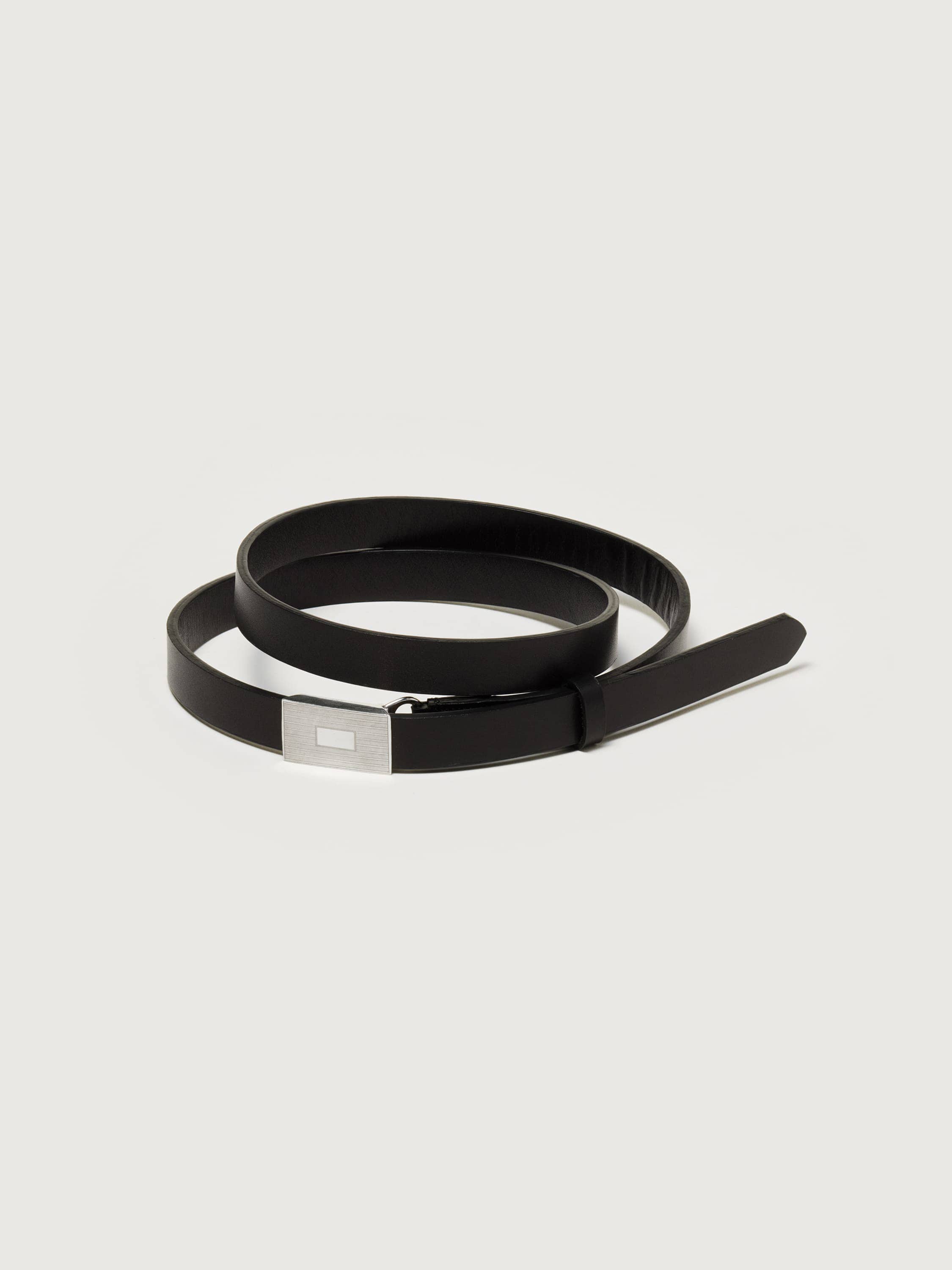 LEATHER SLIDE BELT 詳細画像 BLACK 1