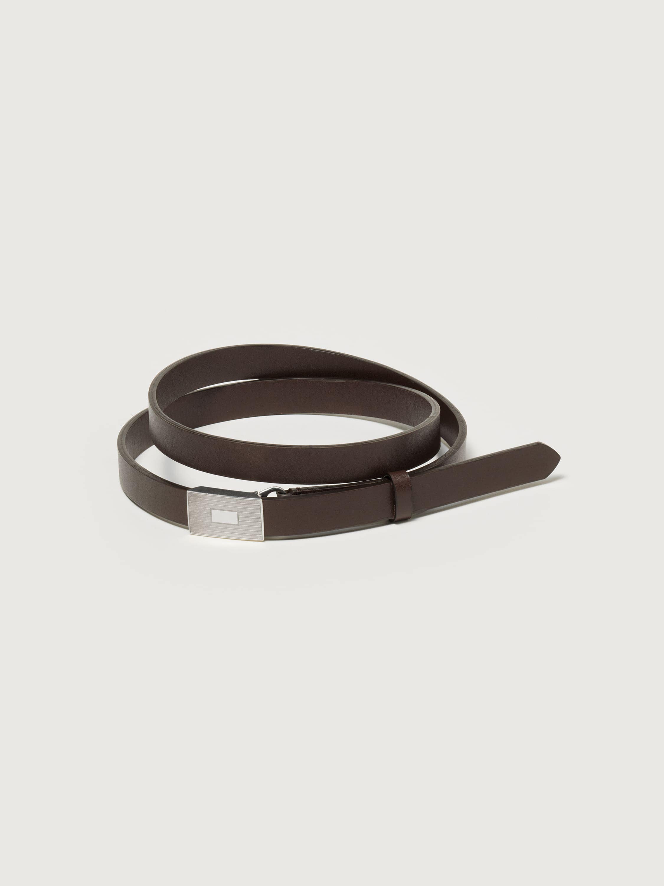 LEATHER SLIDE BELT 詳細画像 DARK BROWN 1