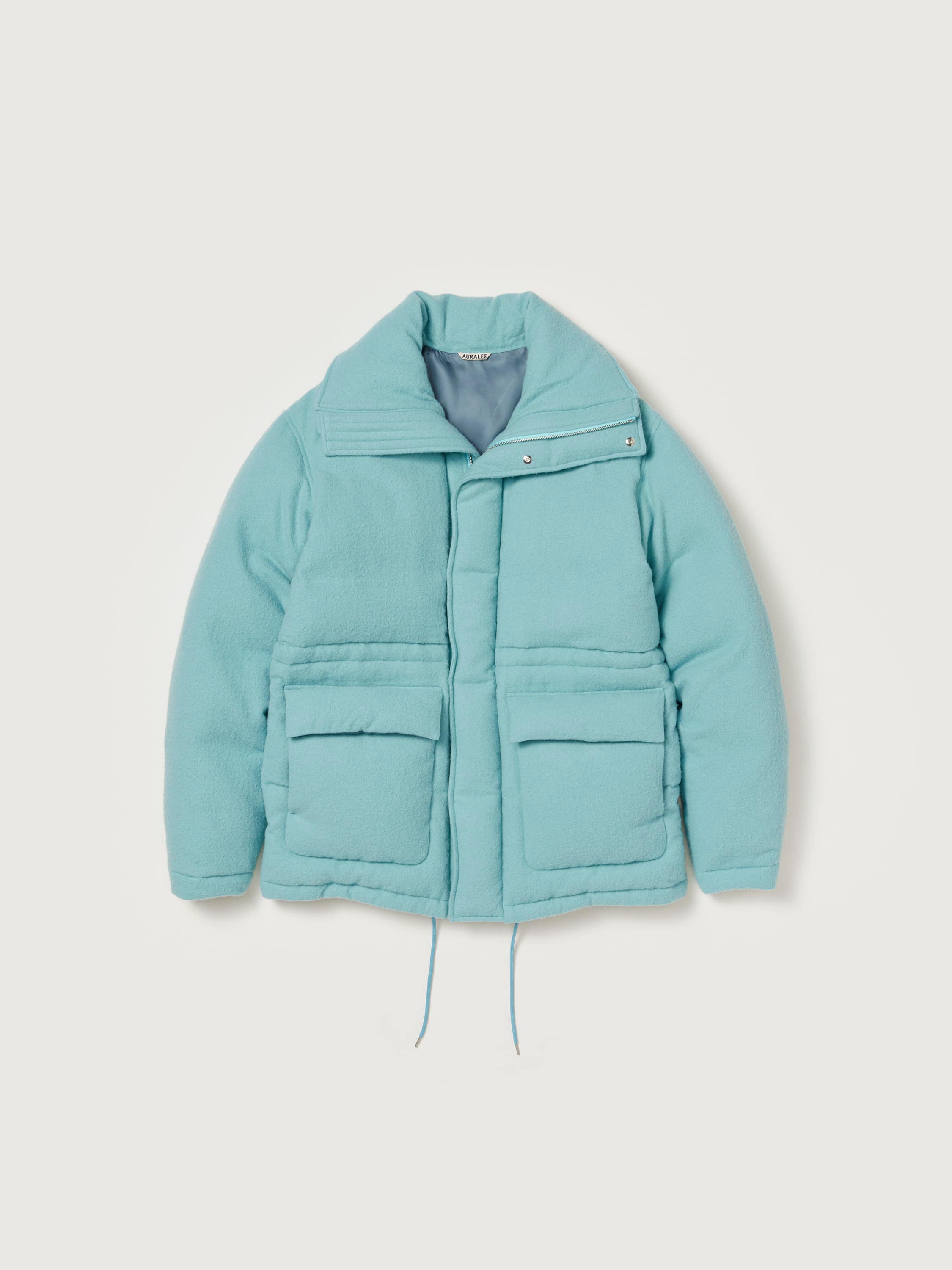 BRUSHED ALPACA WOOL DOWN BLOUSON 詳細画像 LIGHT BLUE 7